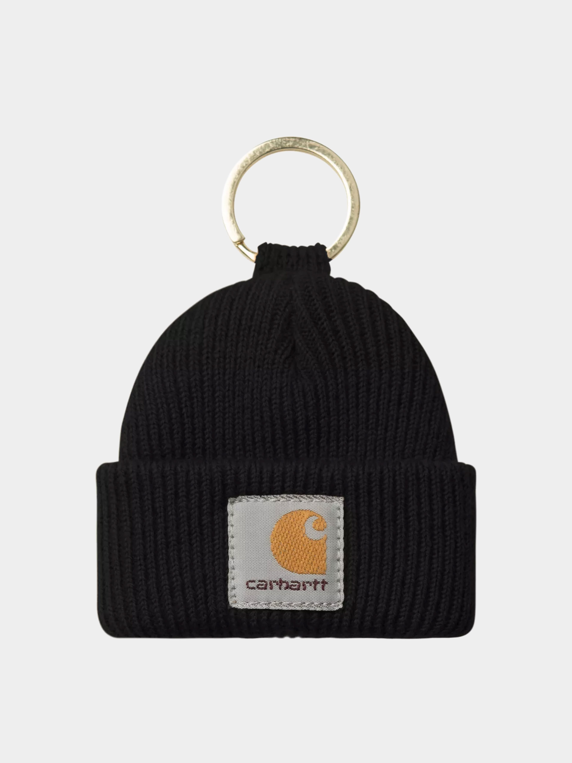 Kulcstartó Carhartt WIP Mini Watch Hat Keychain (black)