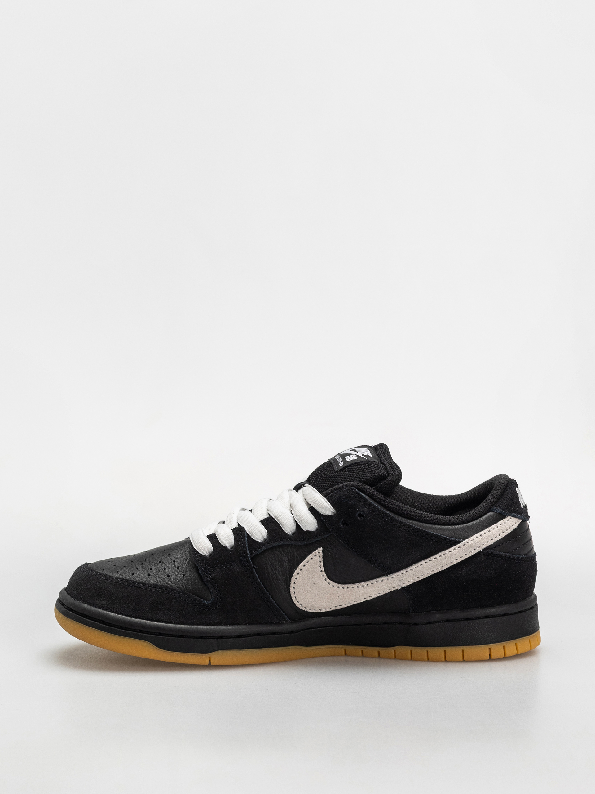 Nike SB Dunk Low Pro Cipők (black/white black gum light brown)