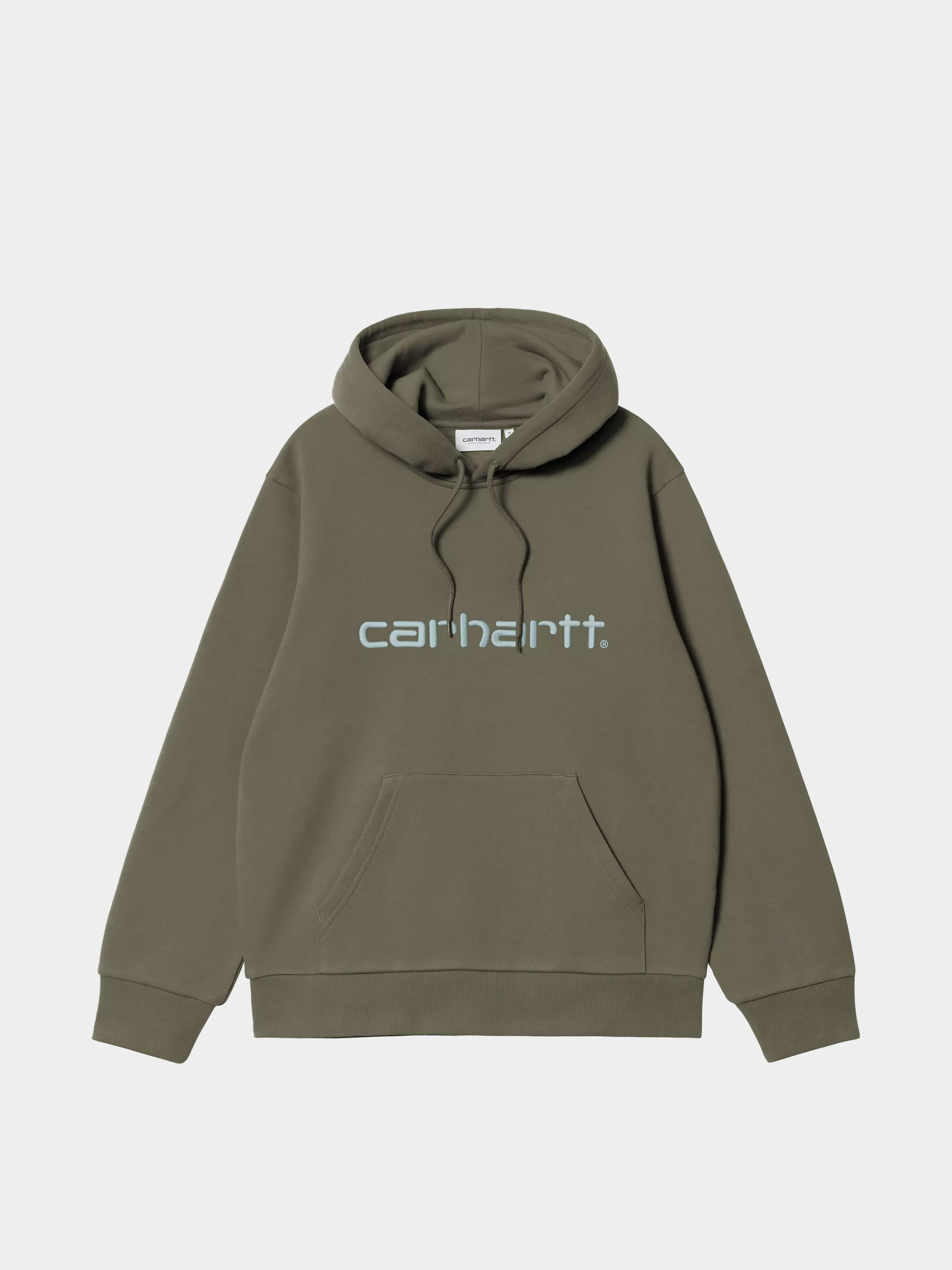 Kapucnis pulóver Carhartt WIP Carhartt HD (leaf/tourmaline)