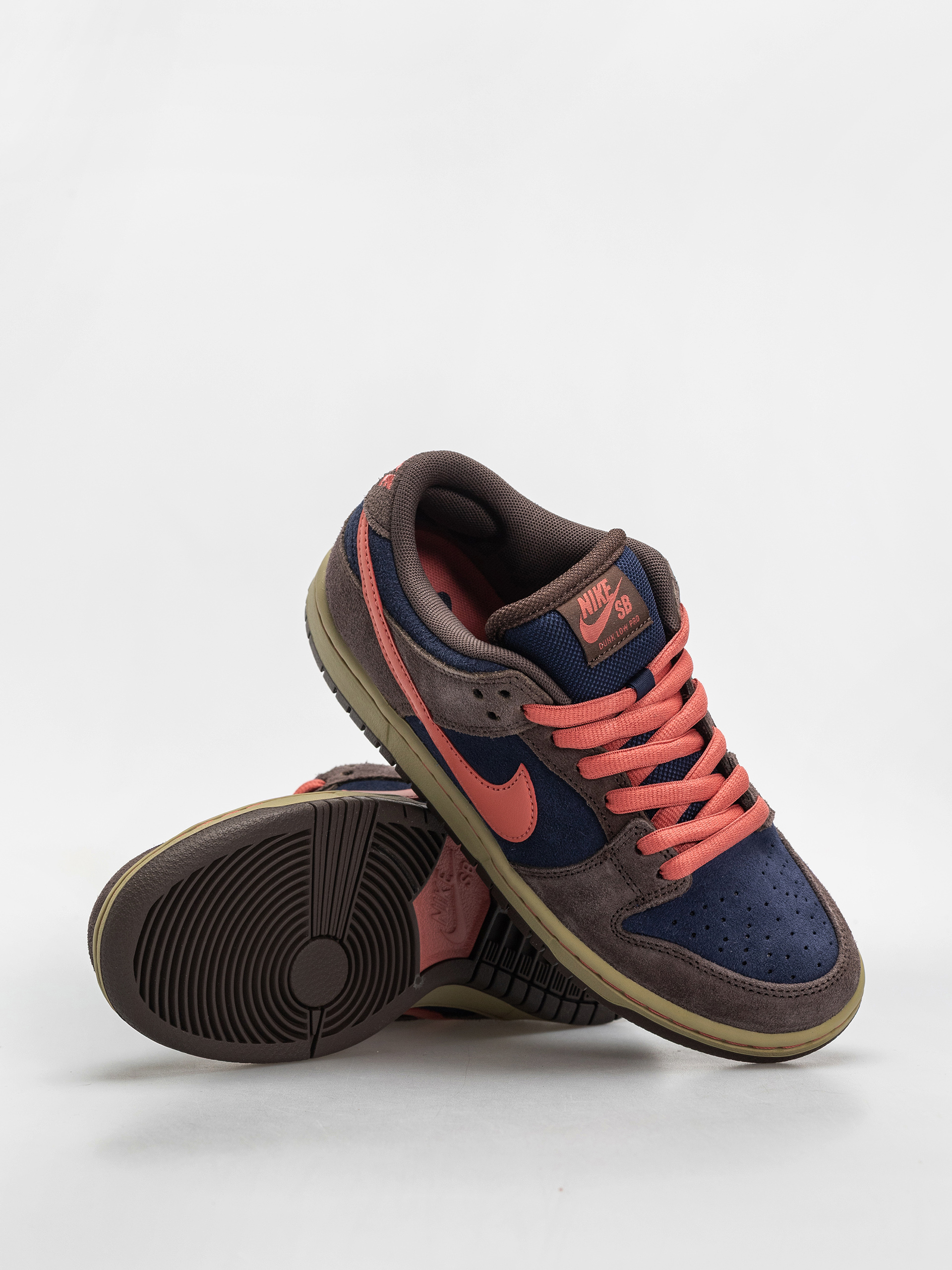 Nike SB Dunk Low Pro Cipők (baroque brown/adobe midnight navy)