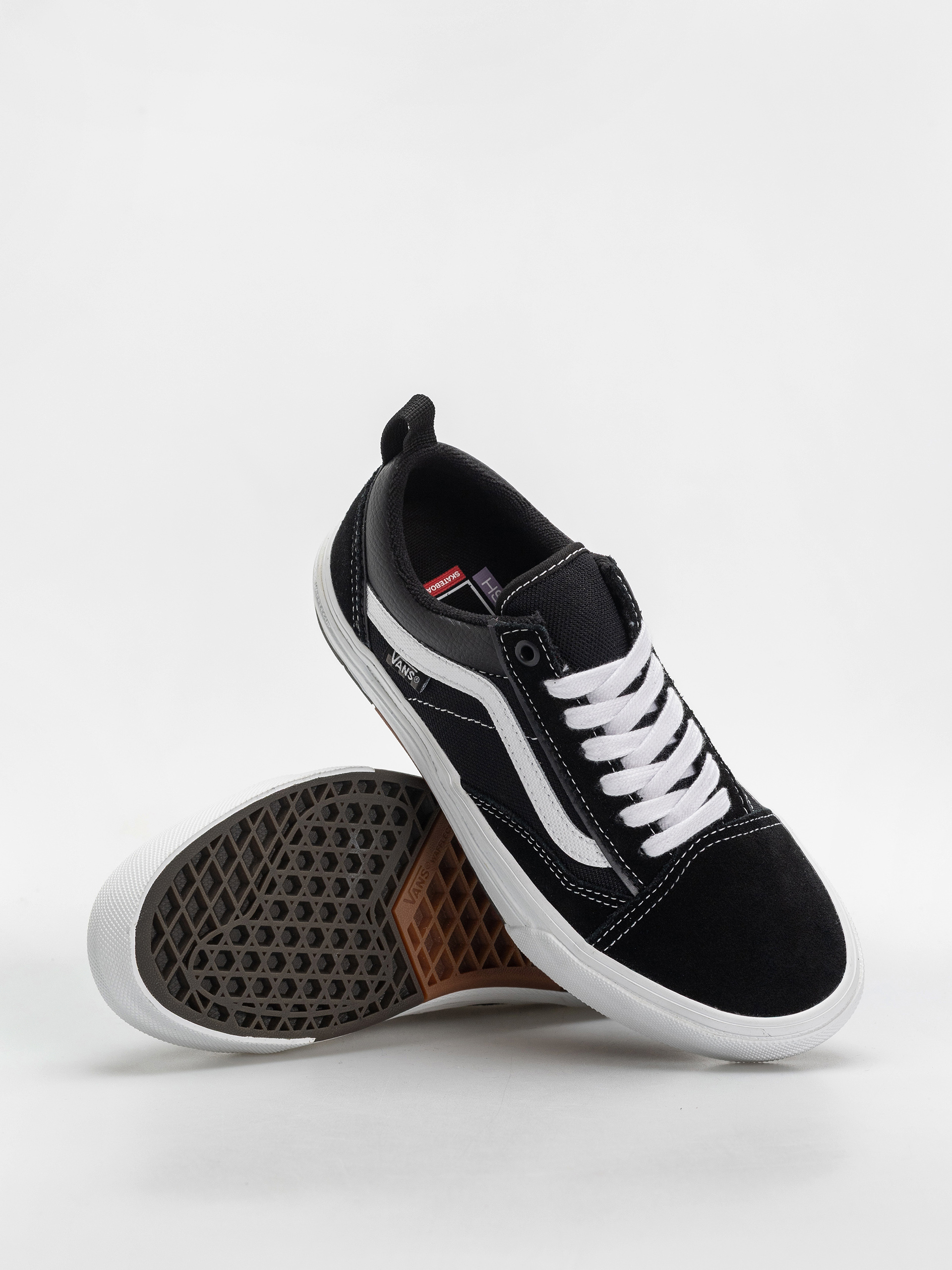 Vans Skate Old Skool Wafflecup Cipők (black/white)