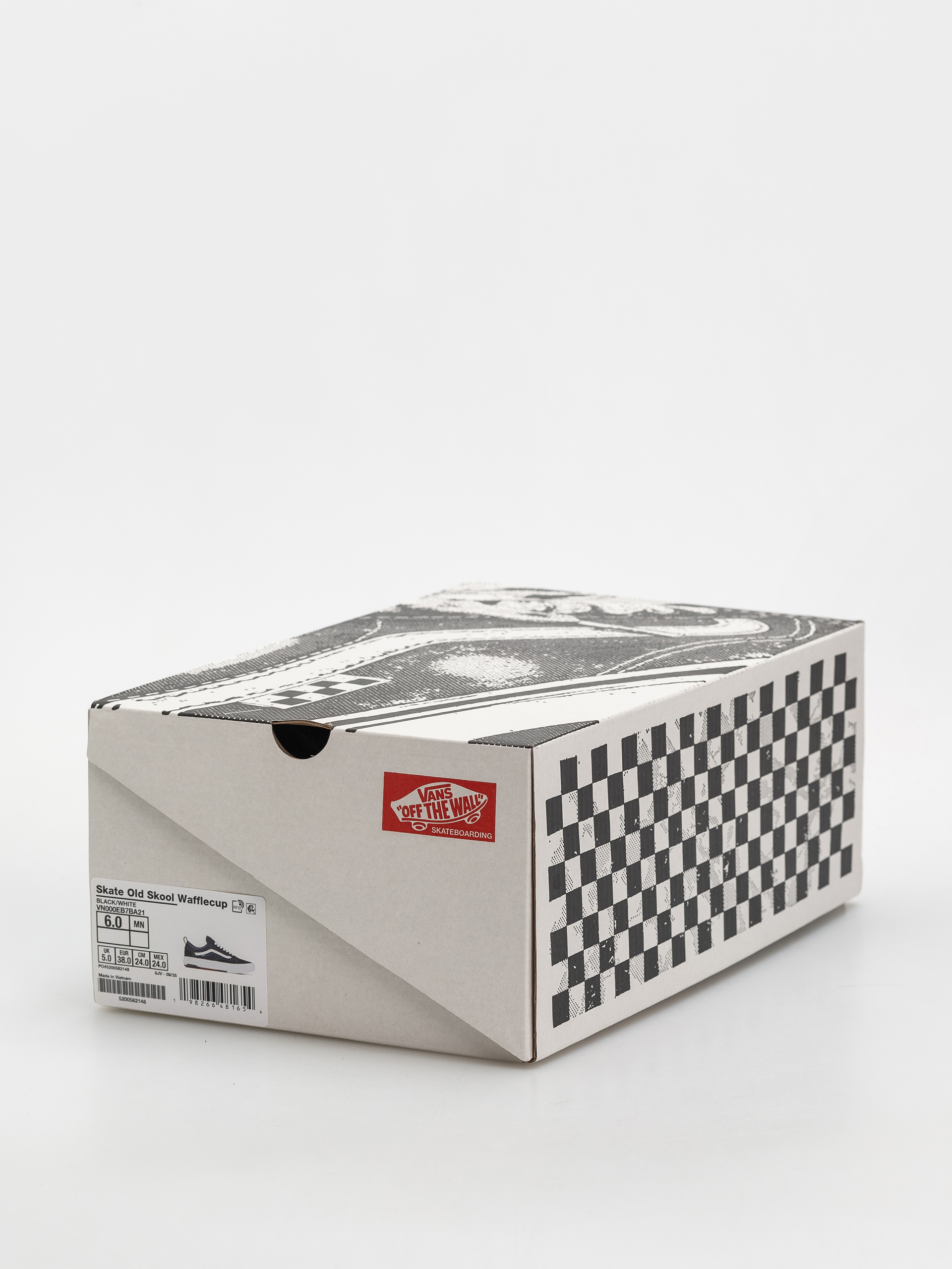 Vans Skate Old Skool Wafflecup Cipők (black/white)