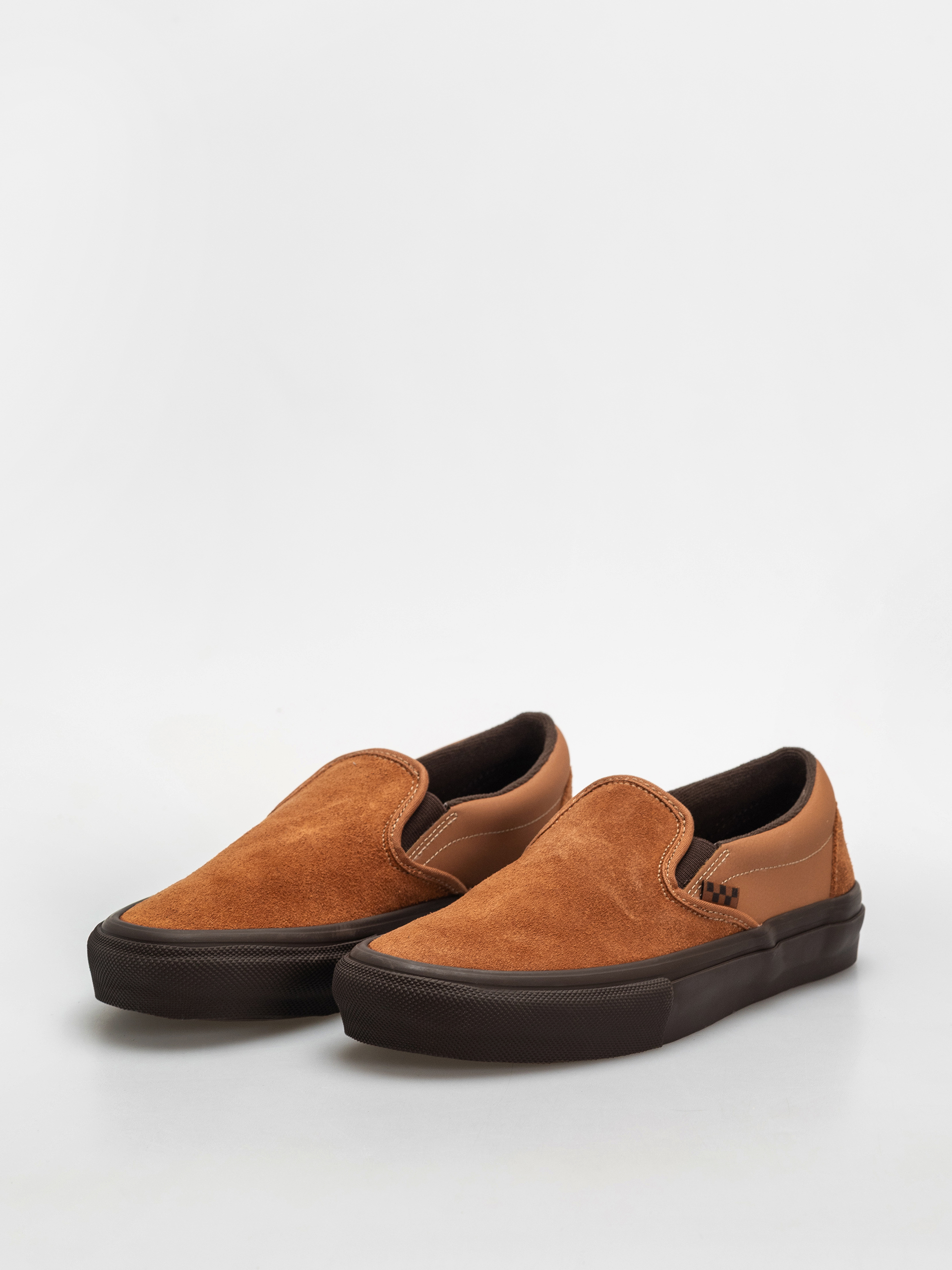 Vans Skate Slip On Cipők (brown/gum)