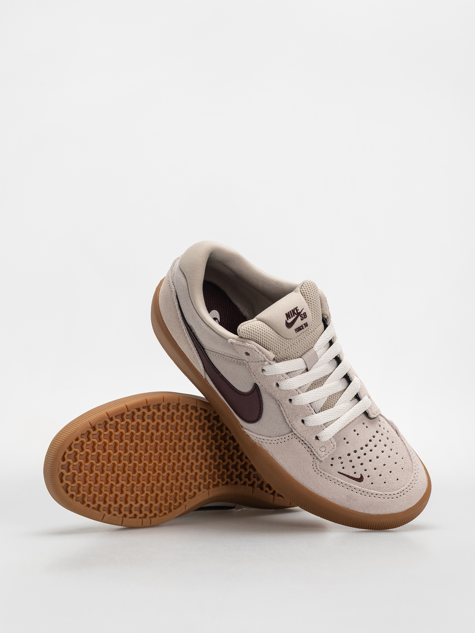 Nike SB Force 58 Cipők (cream ii/burgundy crush gum light brown)