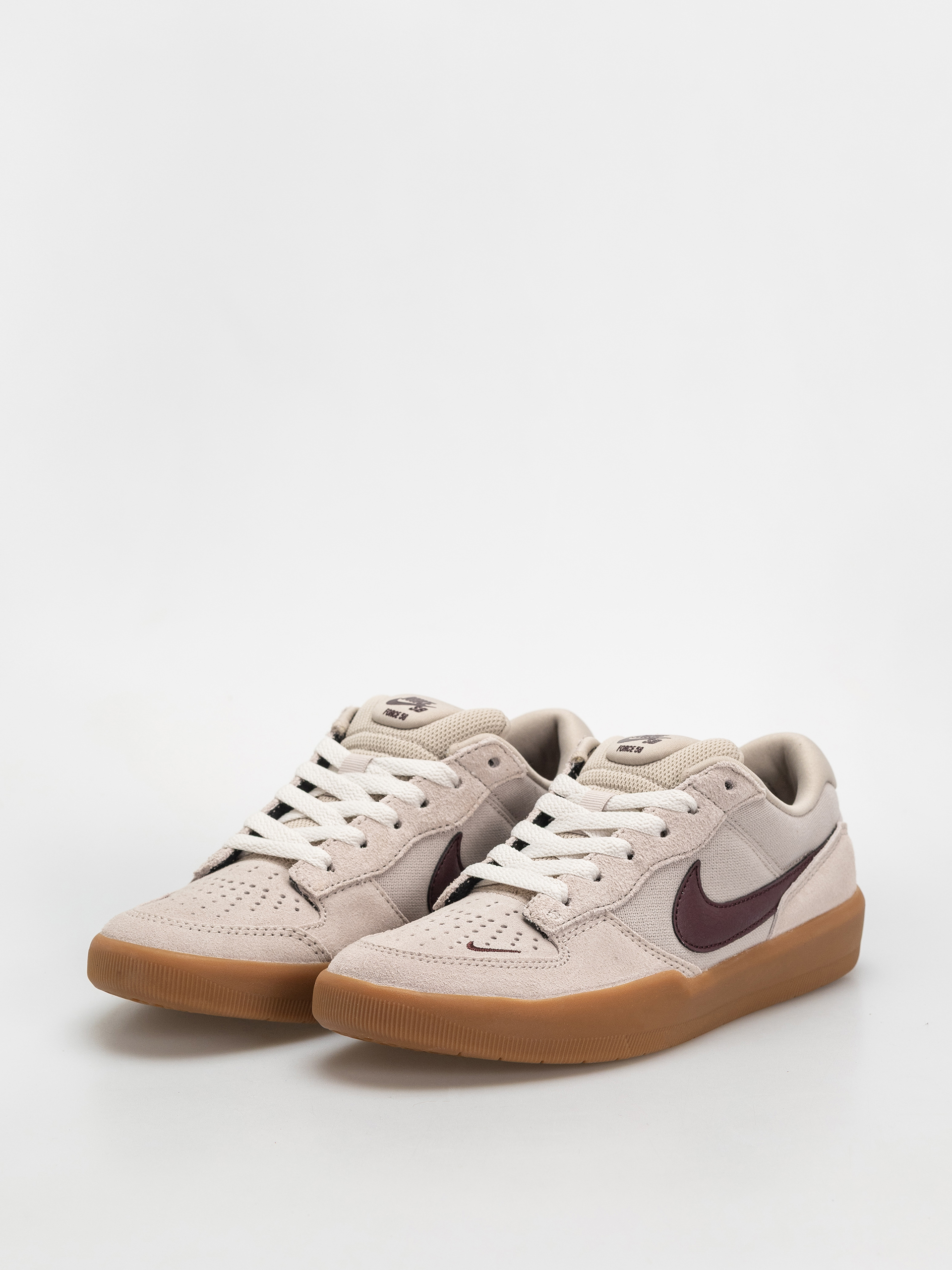 Nike SB Force 58 Cipők (cream ii/burgundy crush gum light brown)