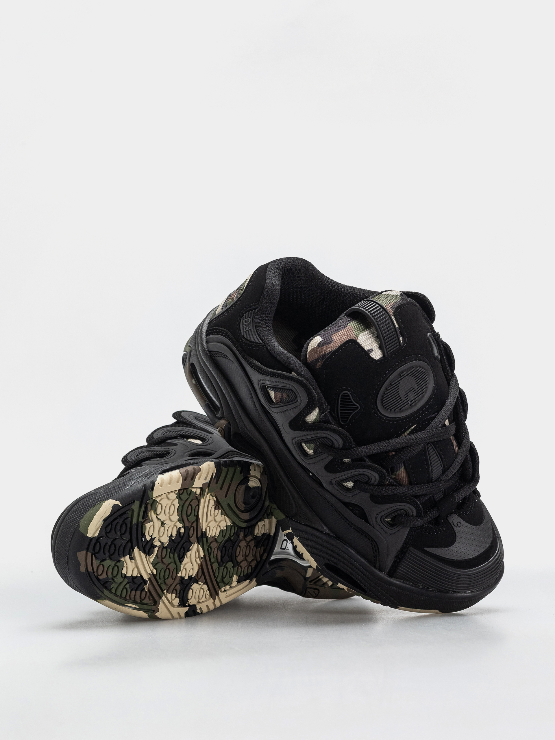 Osiris D3 2001 Cipők (black/camo)