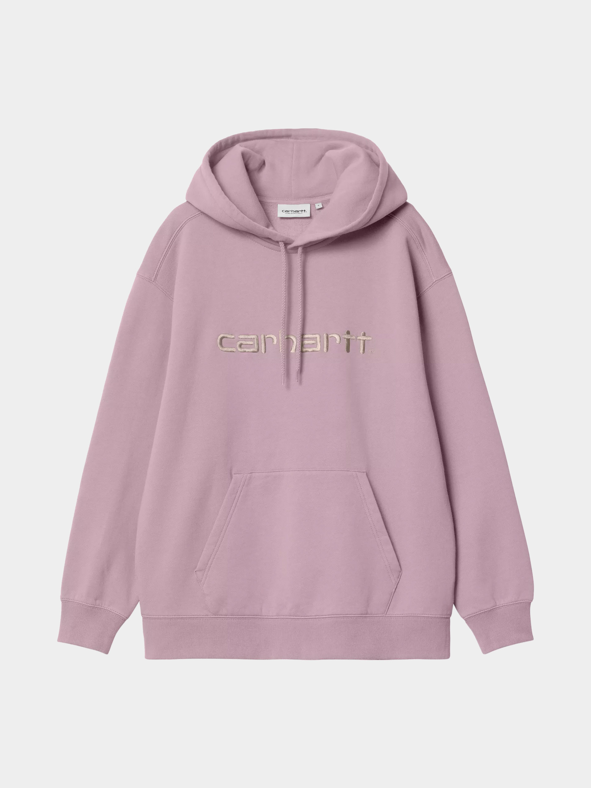 Kapucnis pulóver Carhartt WIP Carhartt HD Wmn (gentle pink/cinnerus)