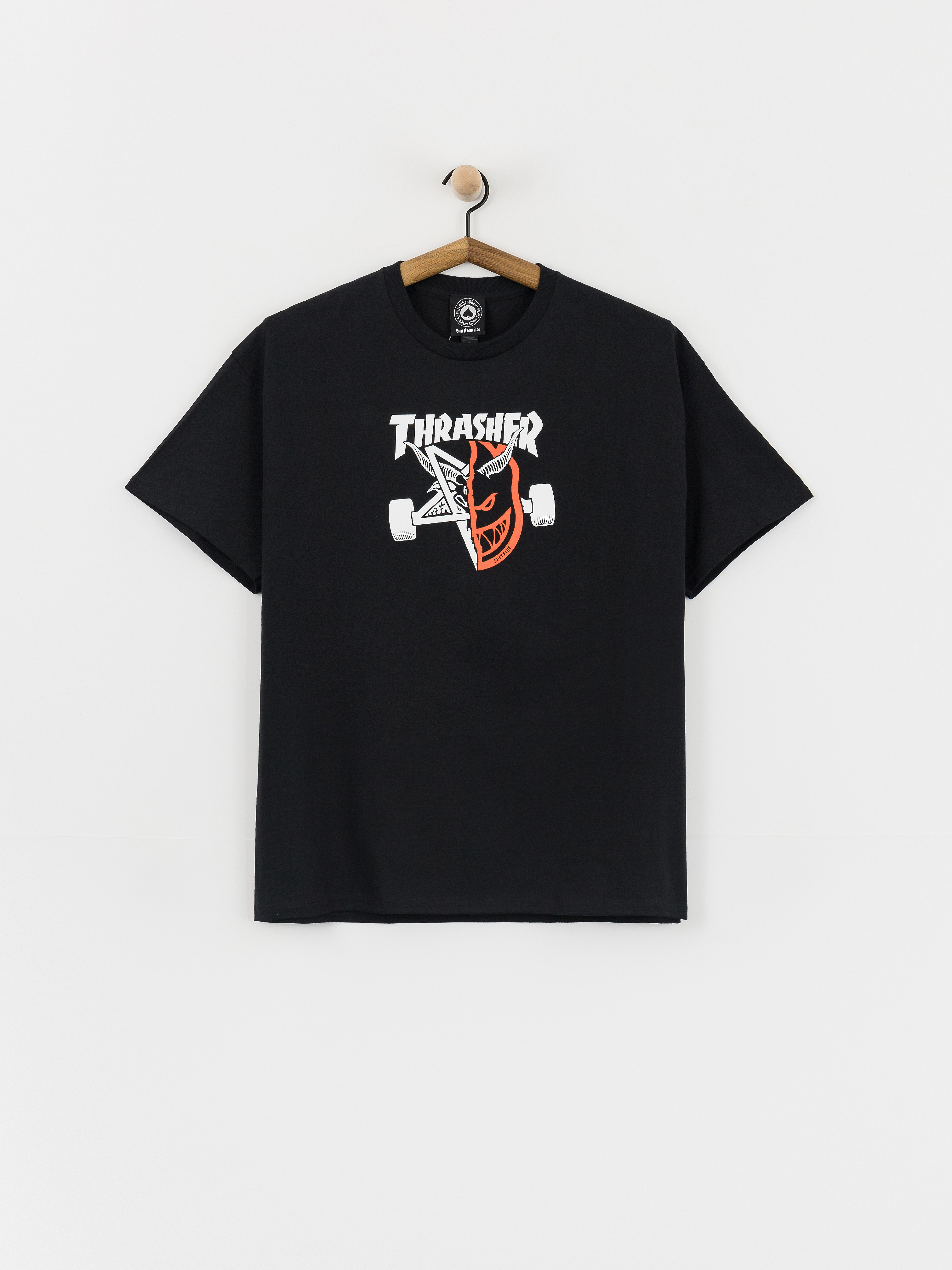 Thrasher x Spitfire Thrash & Burn Póló (black)
