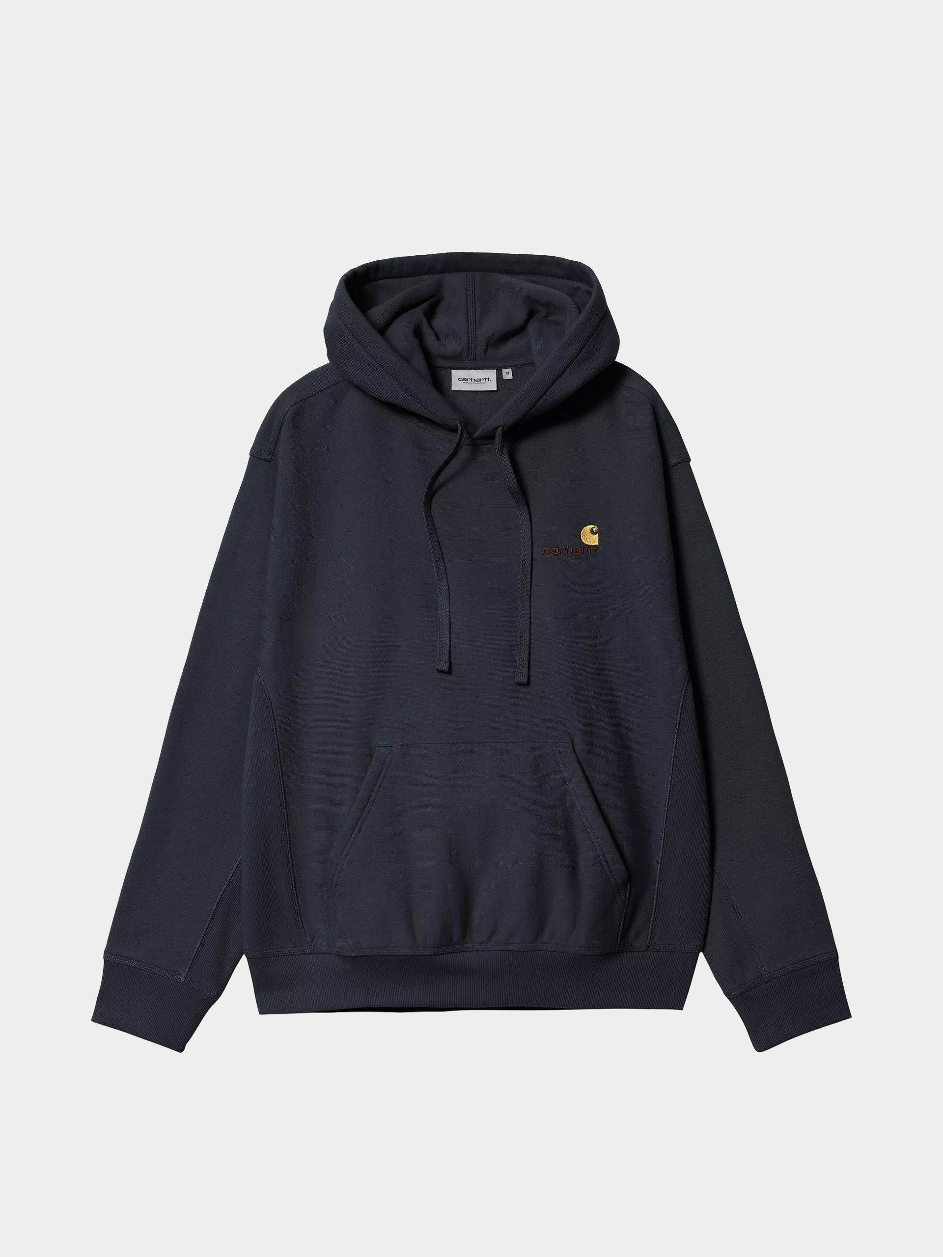 Kapucnis pulóver Carhartt WIP American Script HD (deep night)