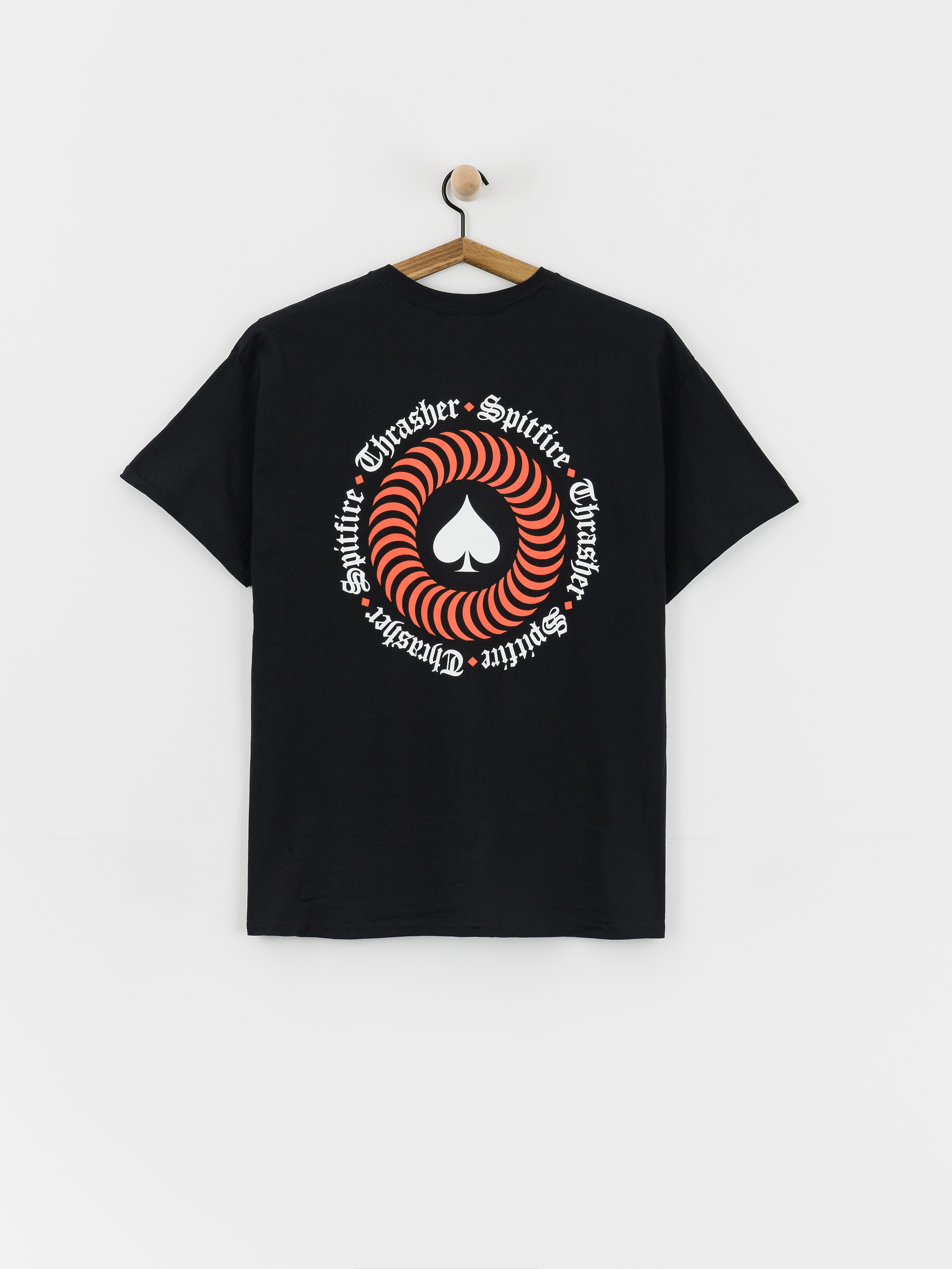 Thrasher x Spitfire The End Oath Póló (black)