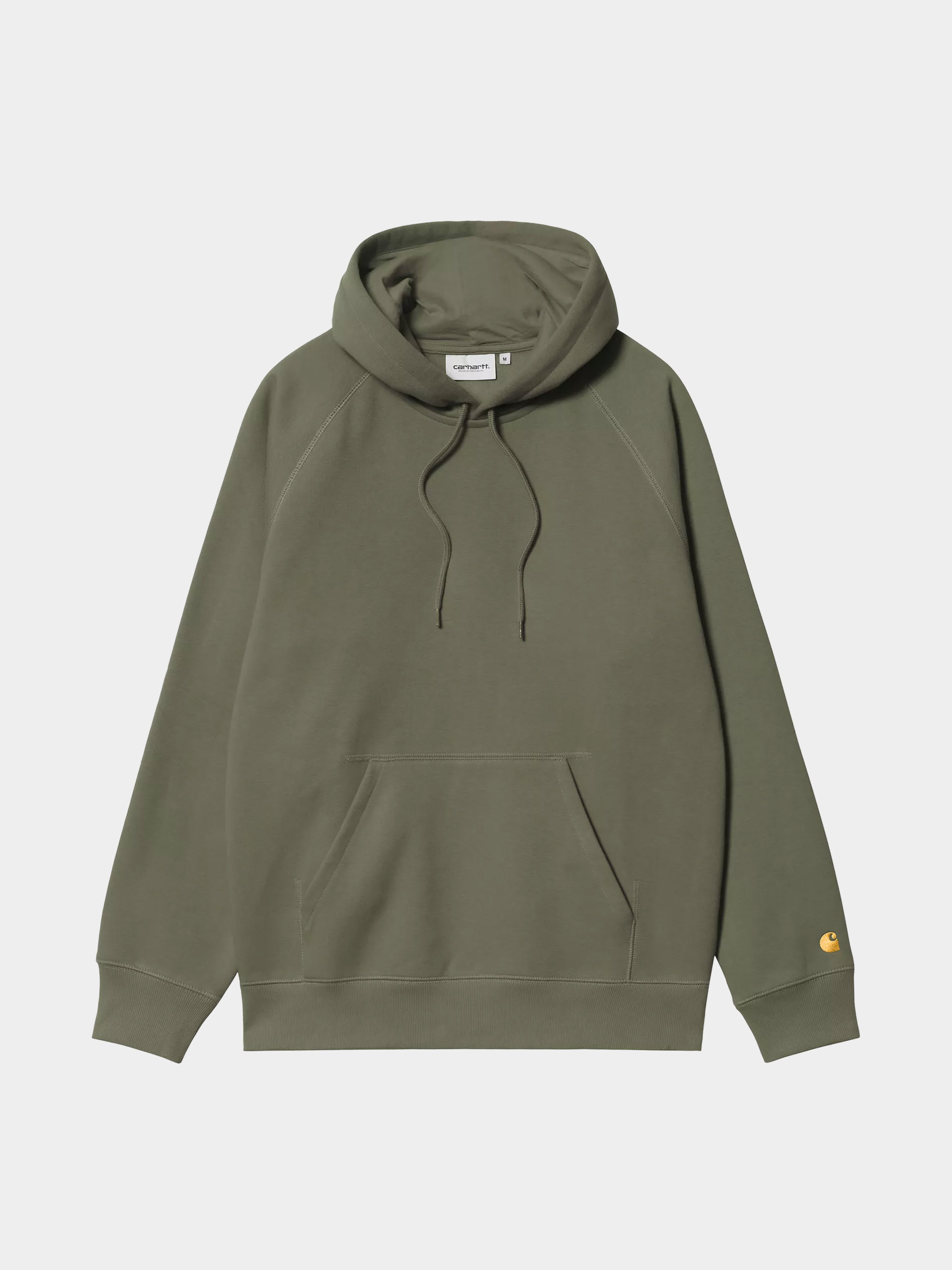 Kapucnis pulóver Carhartt WIP Chase HD (leaf/gold)