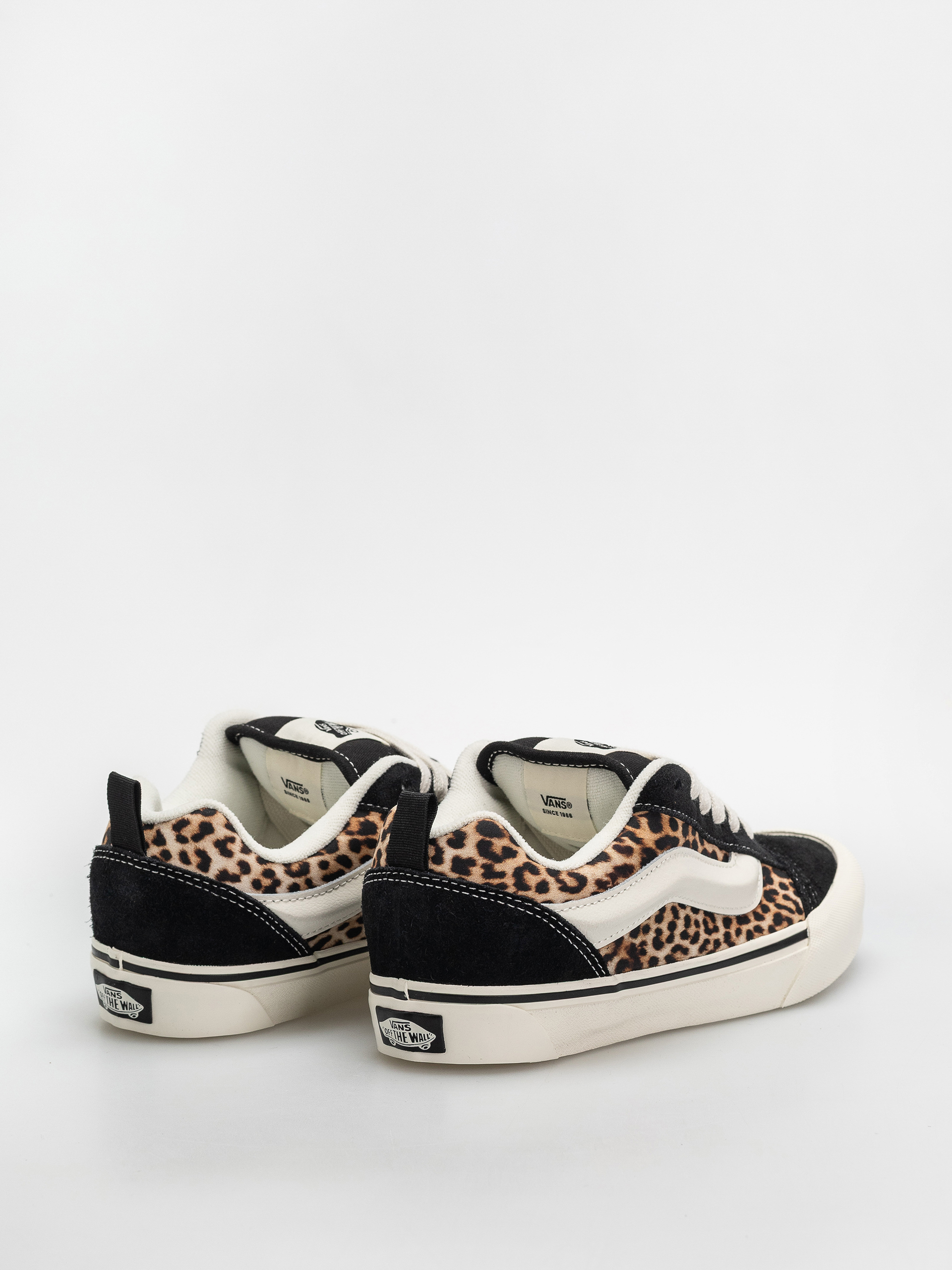 Vans Knu Skool Cipők (black/leopard)