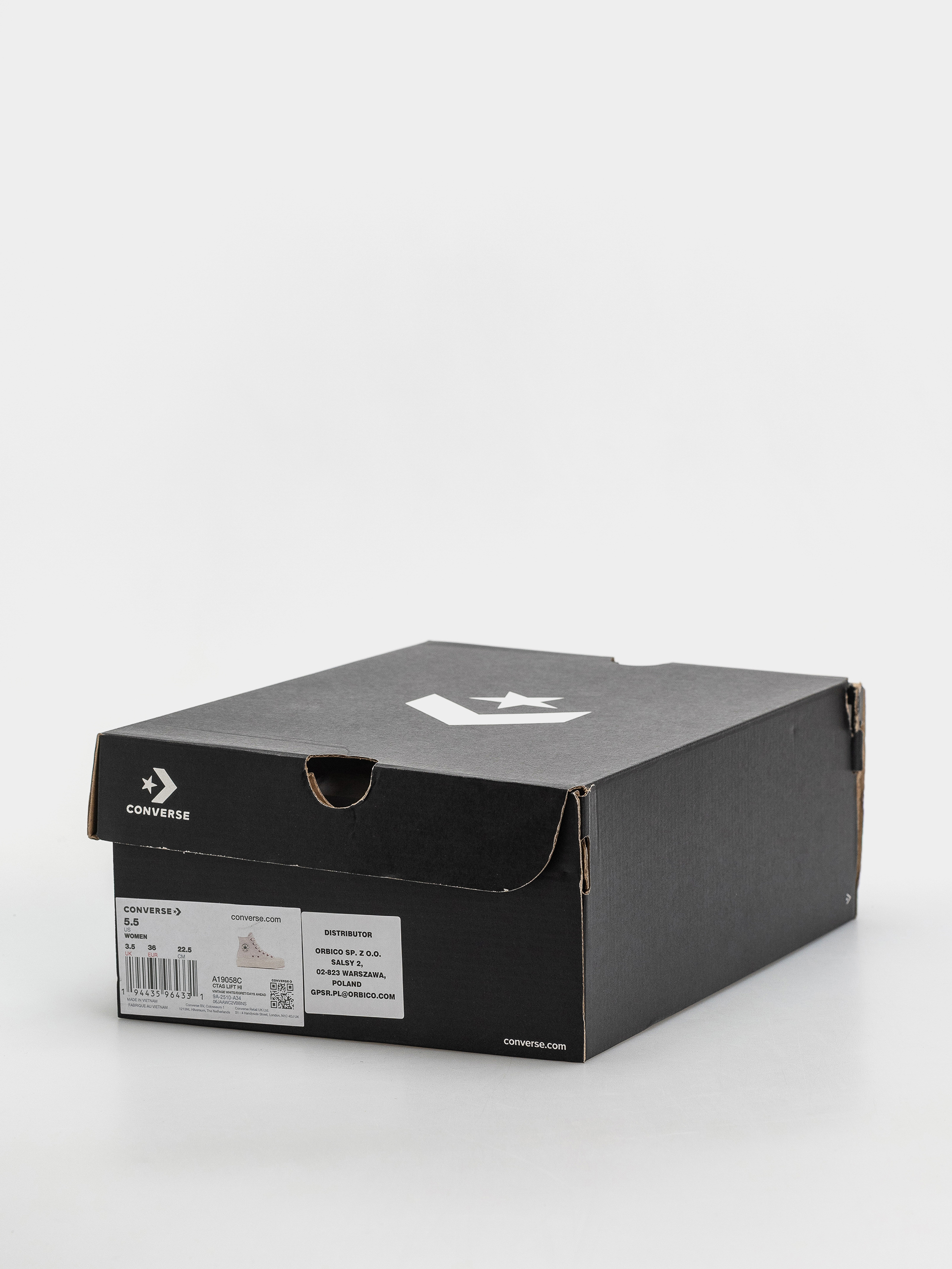 Converse Chuck Taylor All Star Lift Hi Wmn Tornacipők (vintage white/egret)