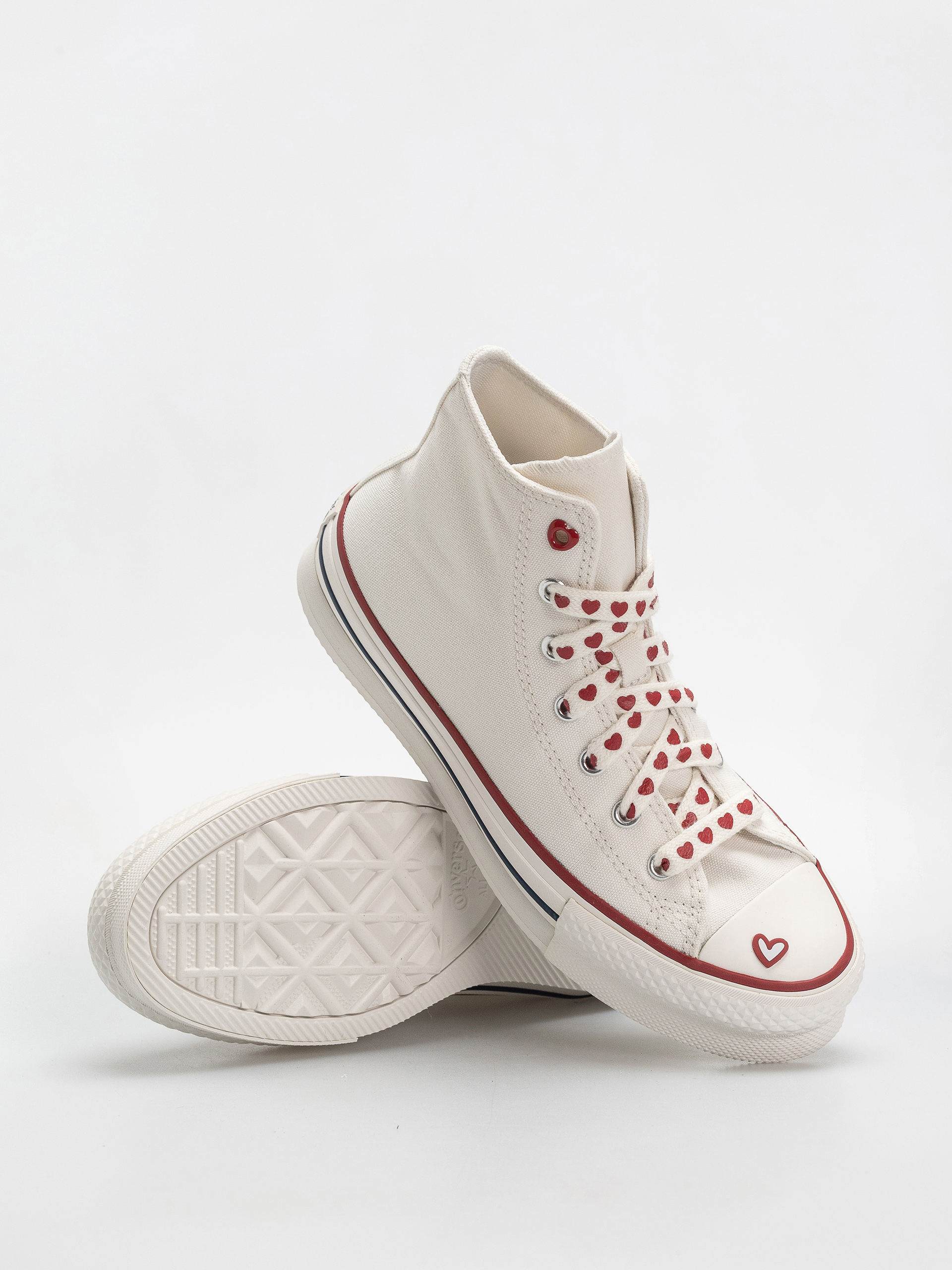 Converse Chuck Taylor All Star Eva Lift Hi Wmn Tornacipők (vintage white)