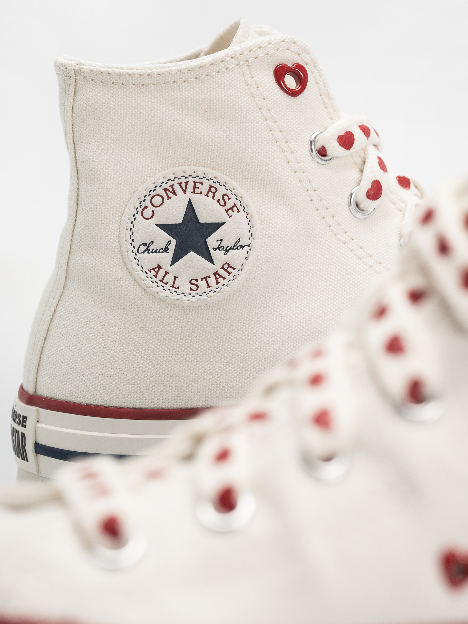 Converse Chuck Taylor All Star Eva Lift Hi Wmn Tornacipők (vintage white)