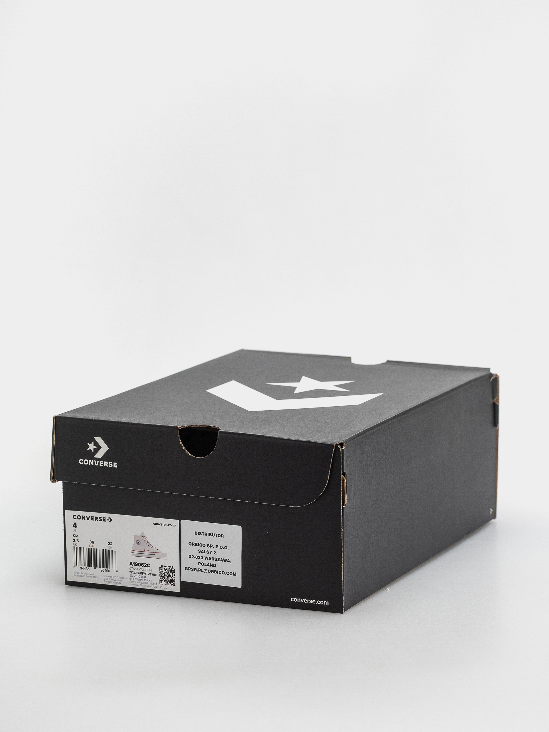 Converse Chuck Taylor All Star Eva Lift Hi Wmn Tornacipők (vintage white)