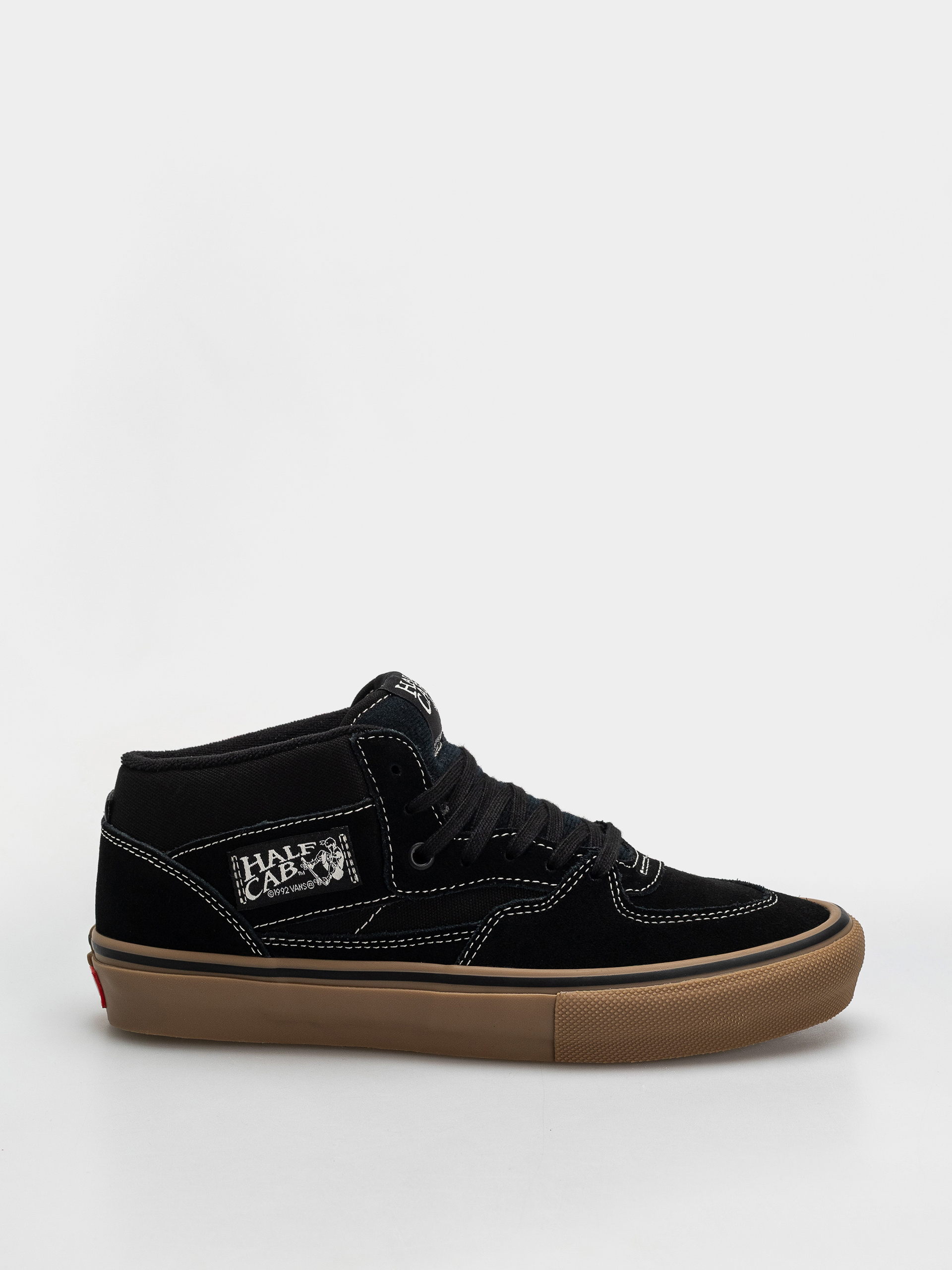 Vans Skate Half Cab Cipők (black/gum/white)