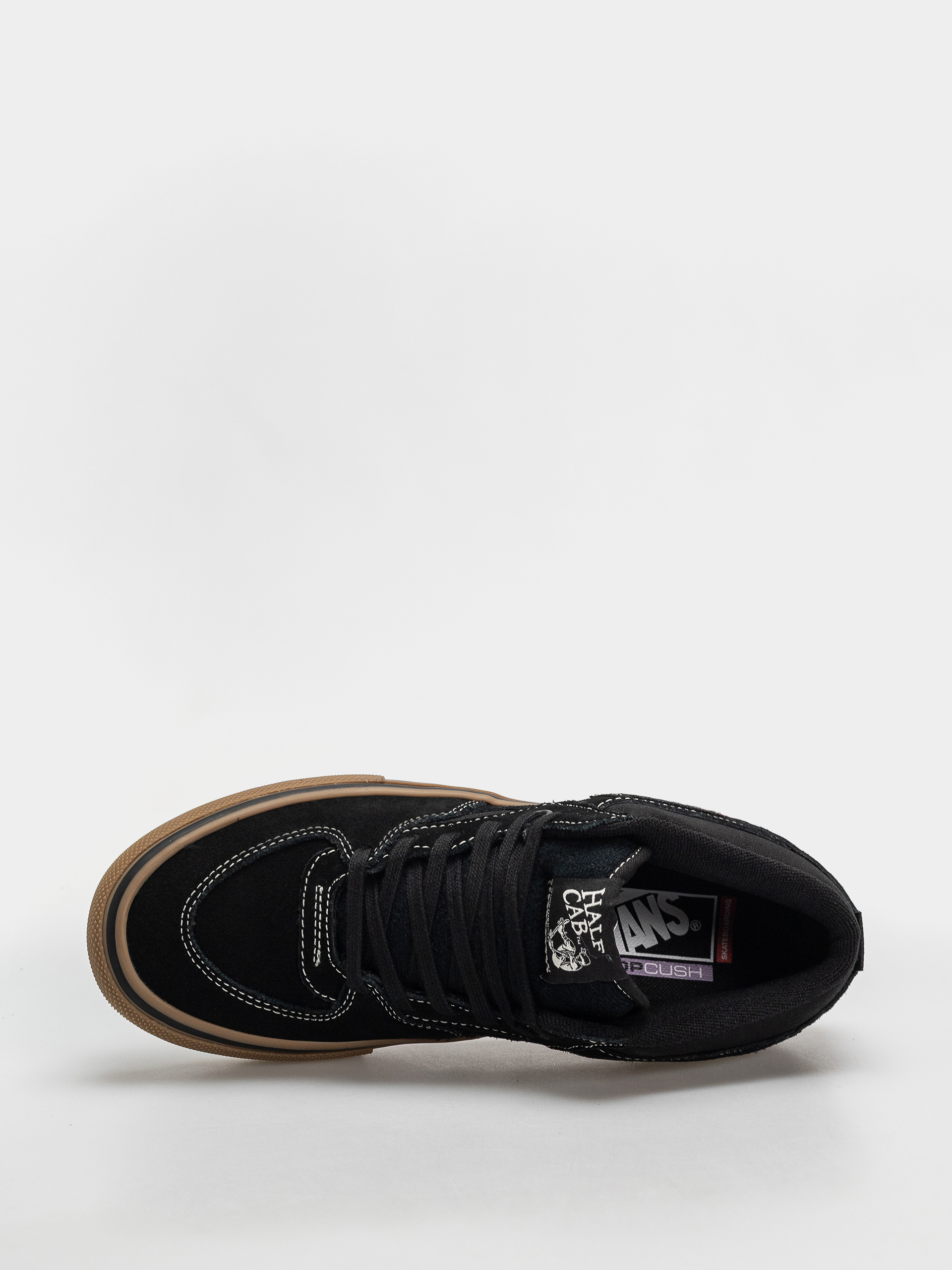 Vans Skate Half Cab Cipők (black/gum/white)