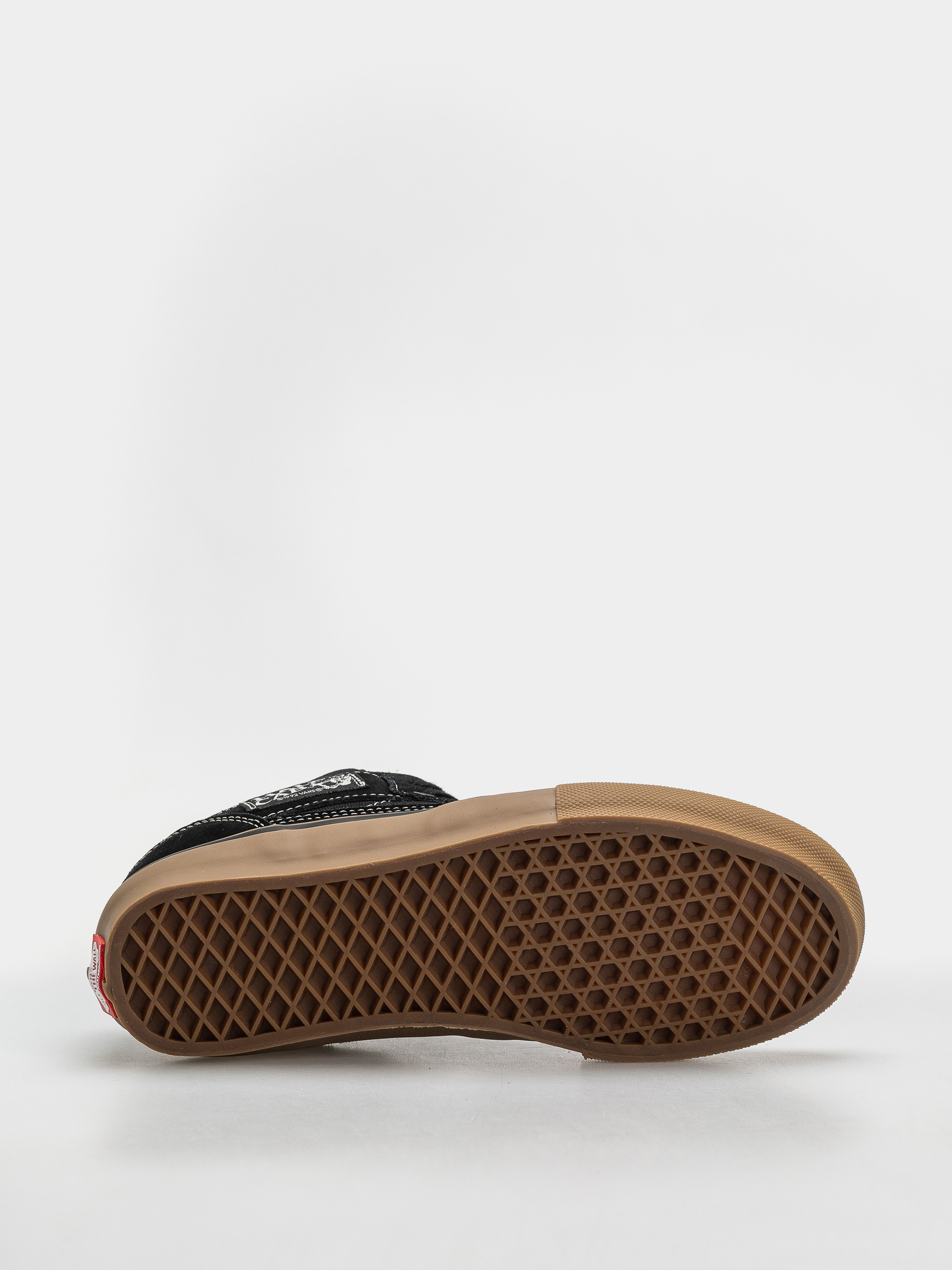 Vans Skate Half Cab Cipők (black/gum/white)