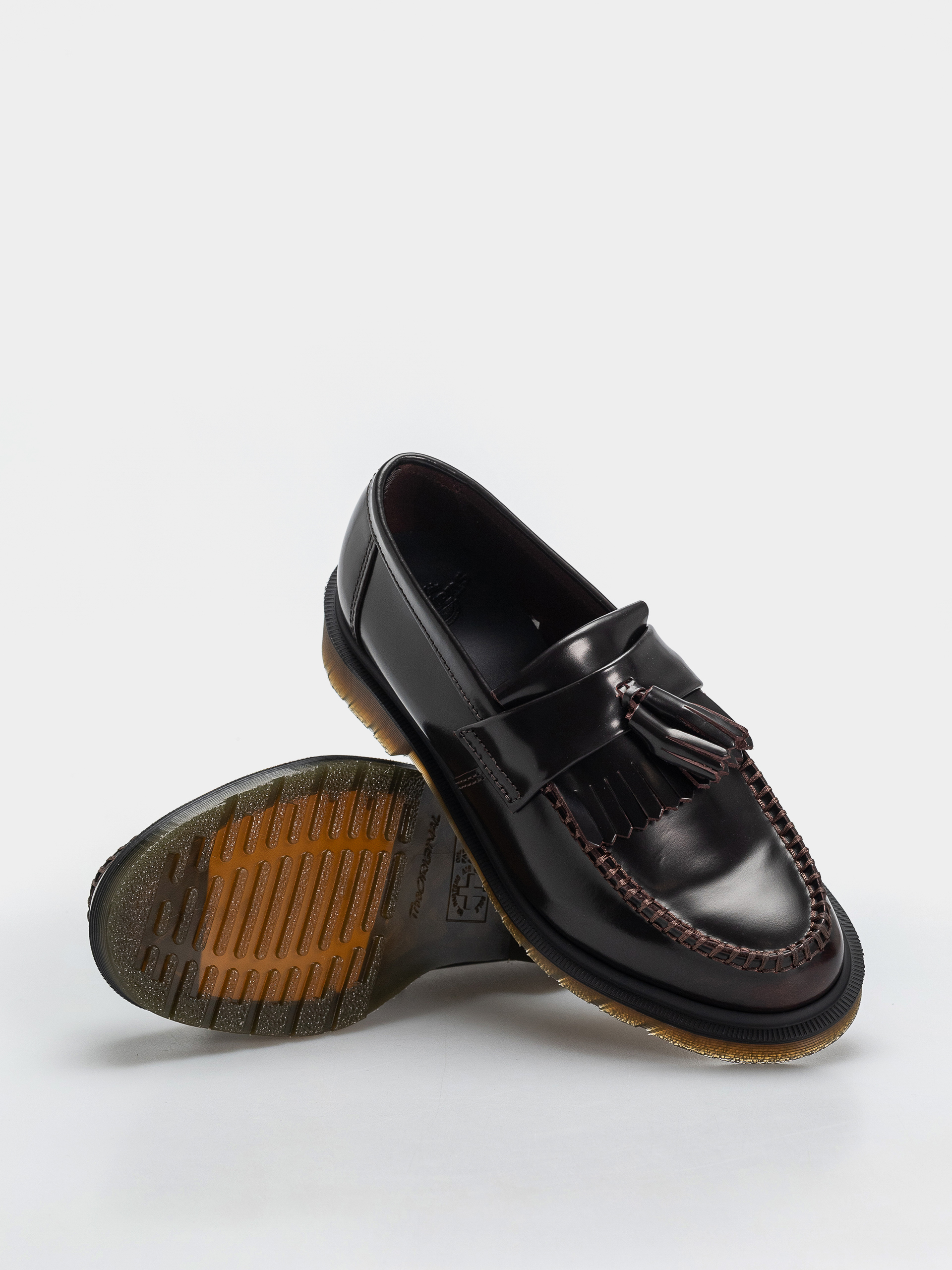 Dr. Martens Adrian Tassel Loafer Cipők (cherry red arcadia)