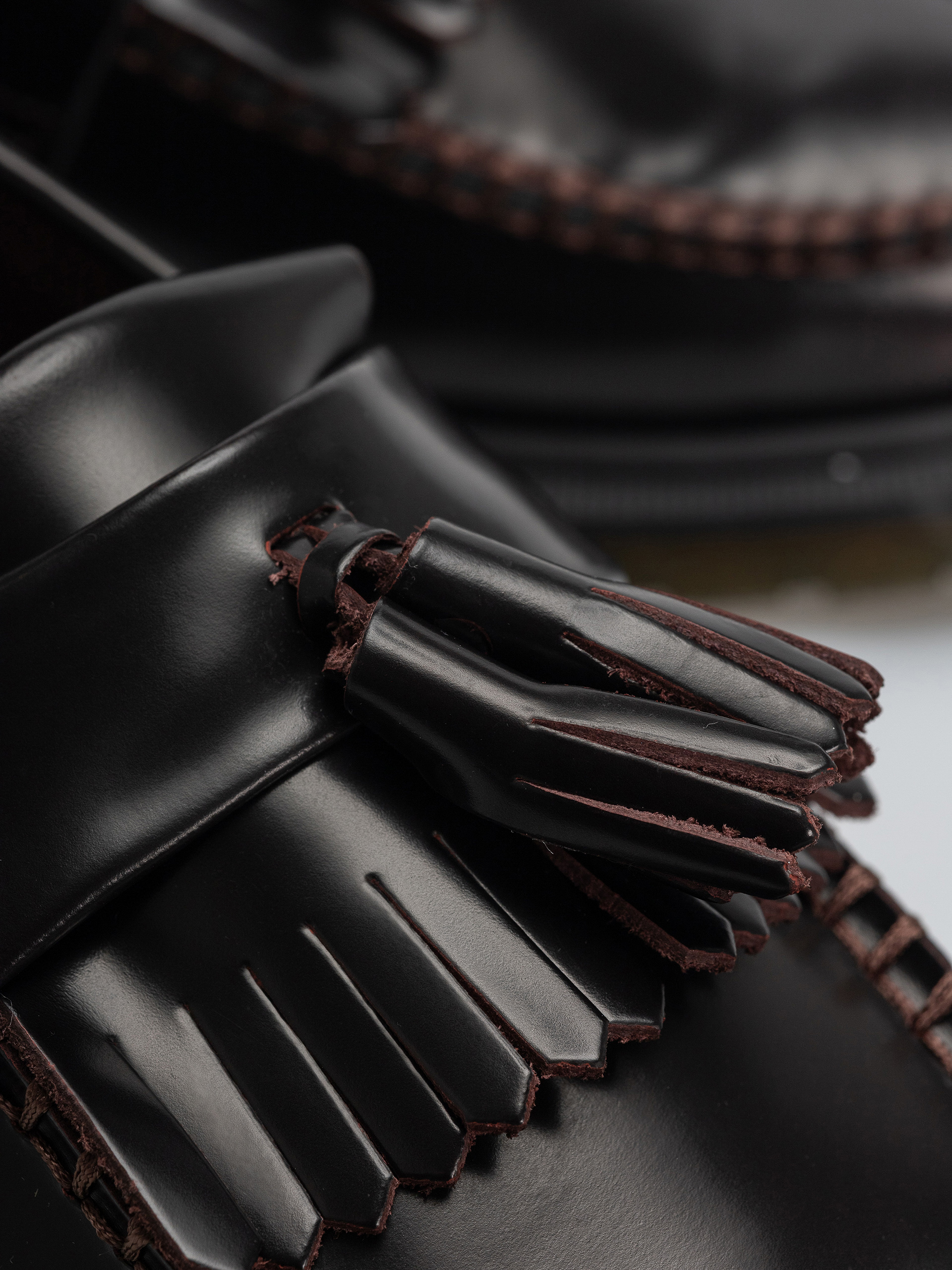 Dr. Martens Adrian Tassel Loafer Cipők (cherry red arcadia)