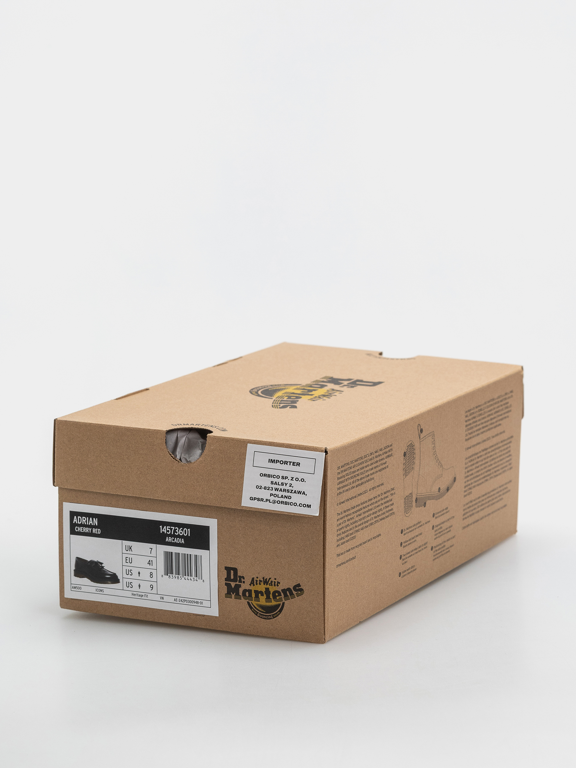 Dr. Martens Adrian Tassel Loafer Cipők (cherry red arcadia)