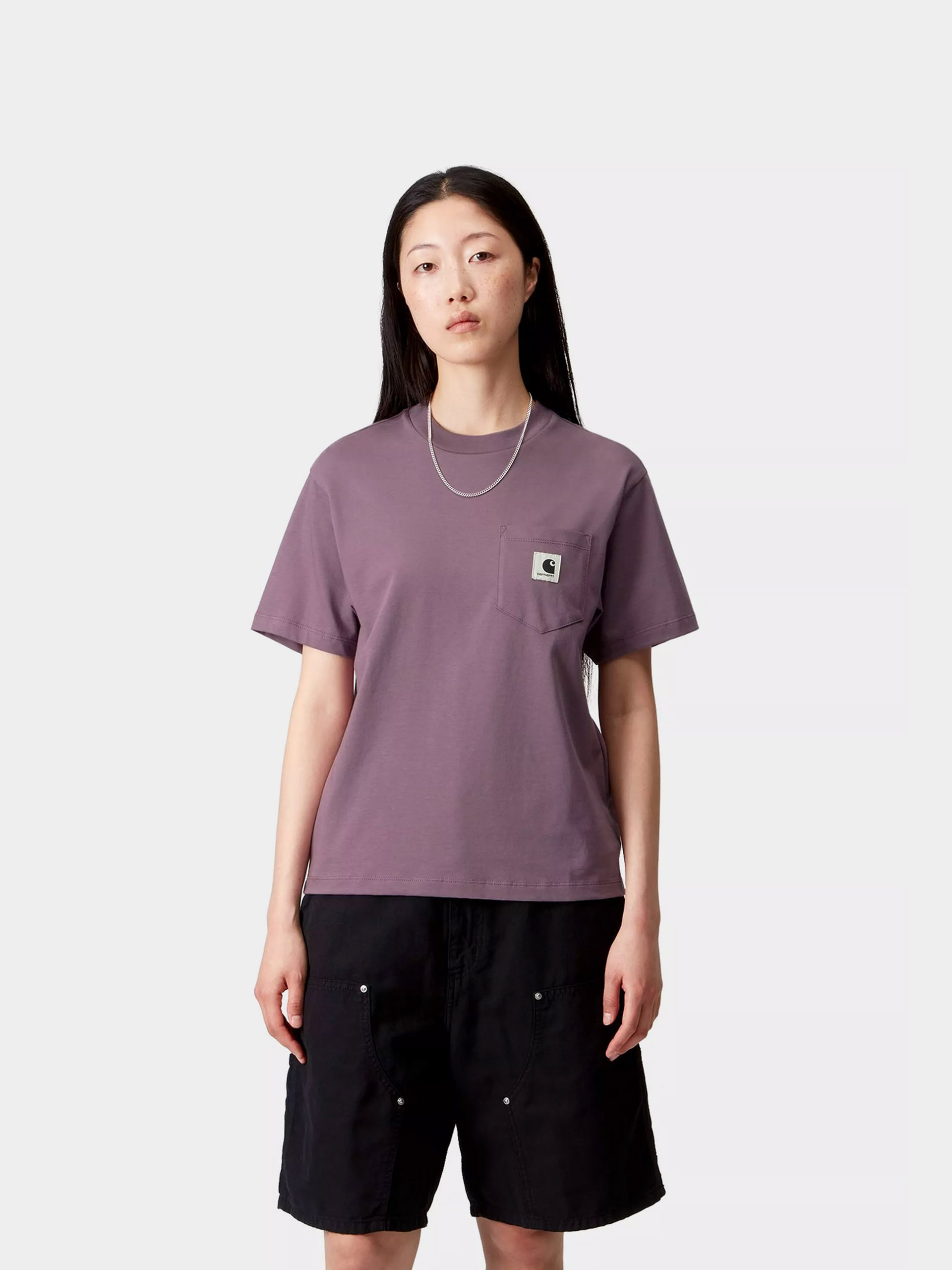 Póló Carhartt WIP Pocket Wmn (phlox)
