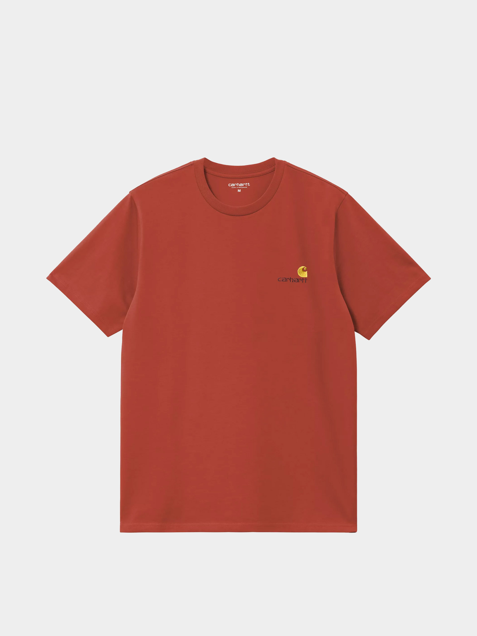 Póló Carhartt WIP American Script (oxide red)