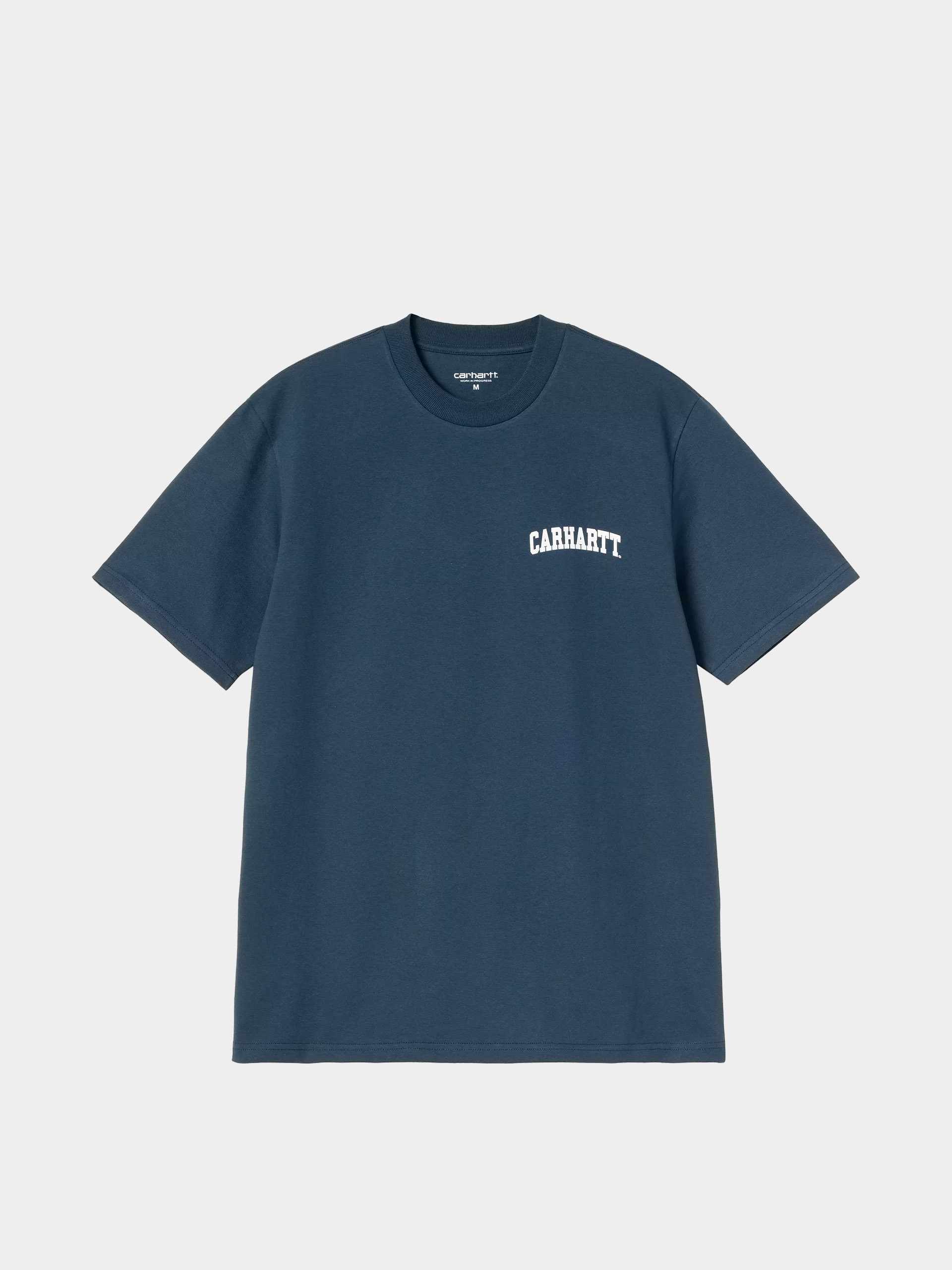Póló Carhartt WIP University Script (blue river/white)