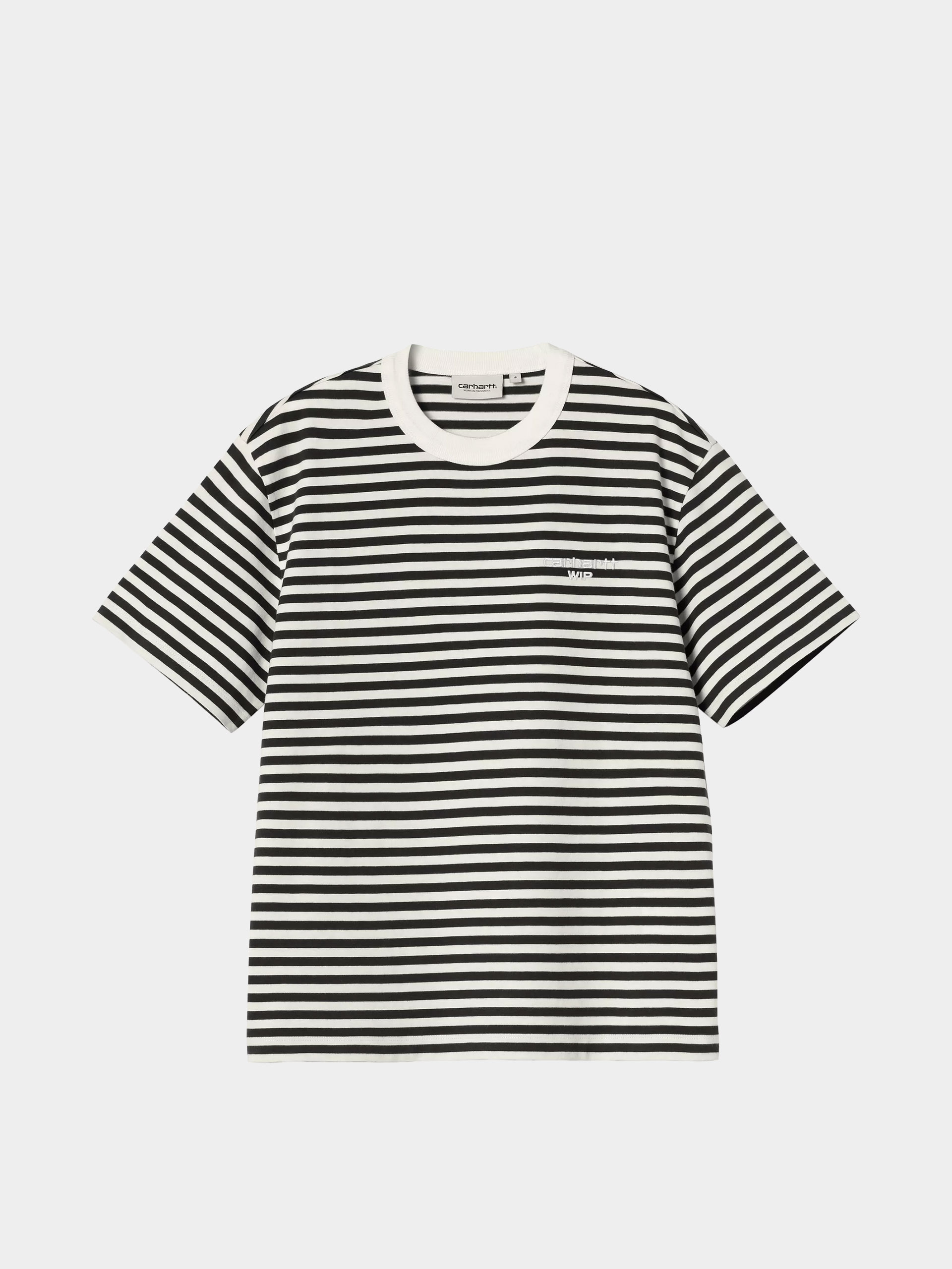 Póló Carhartt WIP Ezra Wmn (ezra stripe/black/wax)