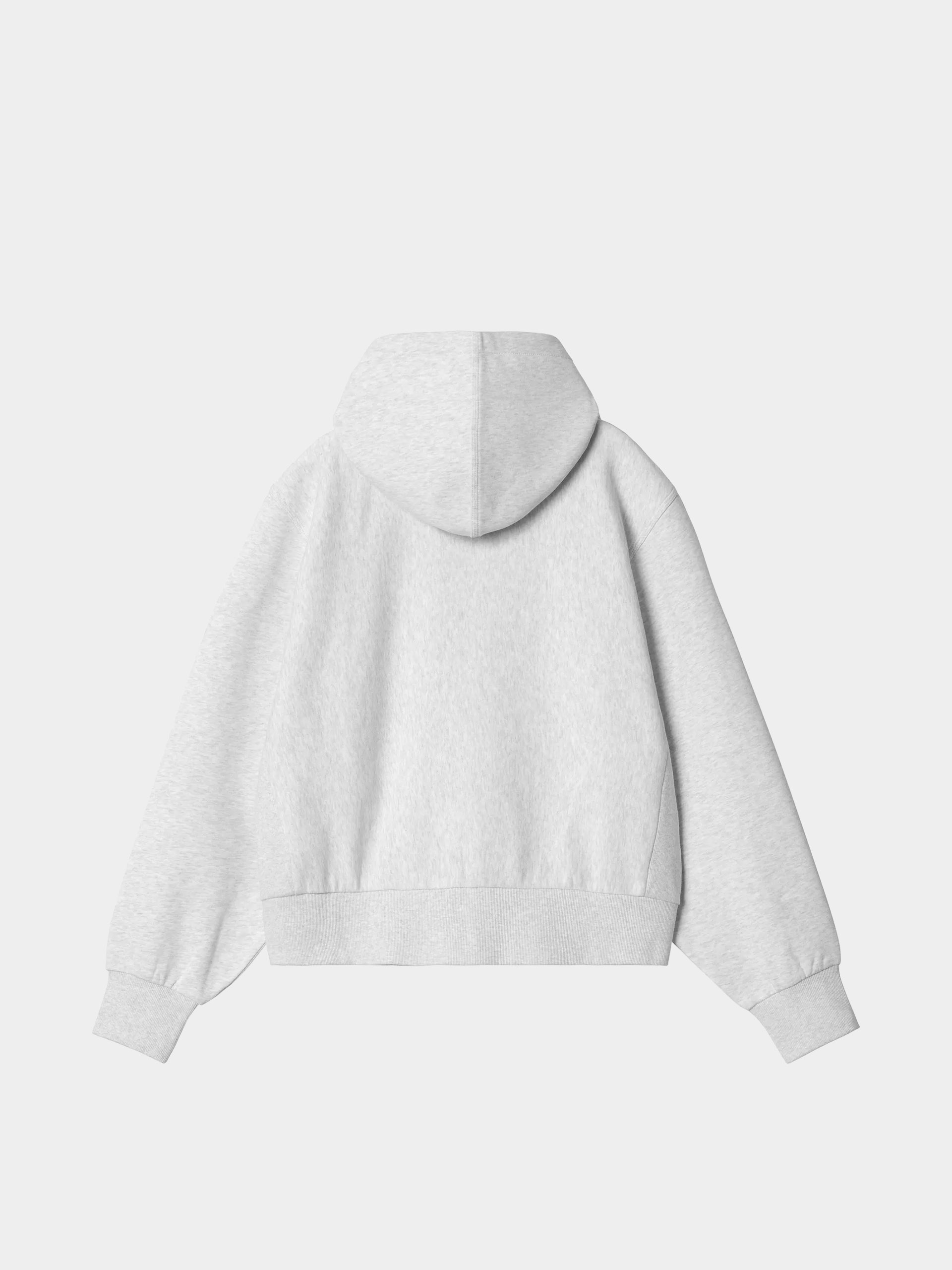 Kapucnis pulóver Carhartt WIP American Script ZHD Wmn (ash heather)