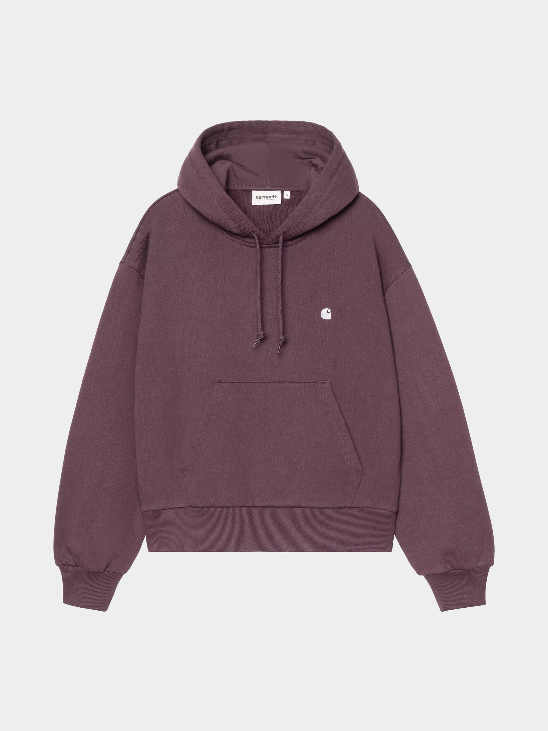 Kapucnis pulóver Carhartt WIP Casey HD Wmn (cozy purple/silver)