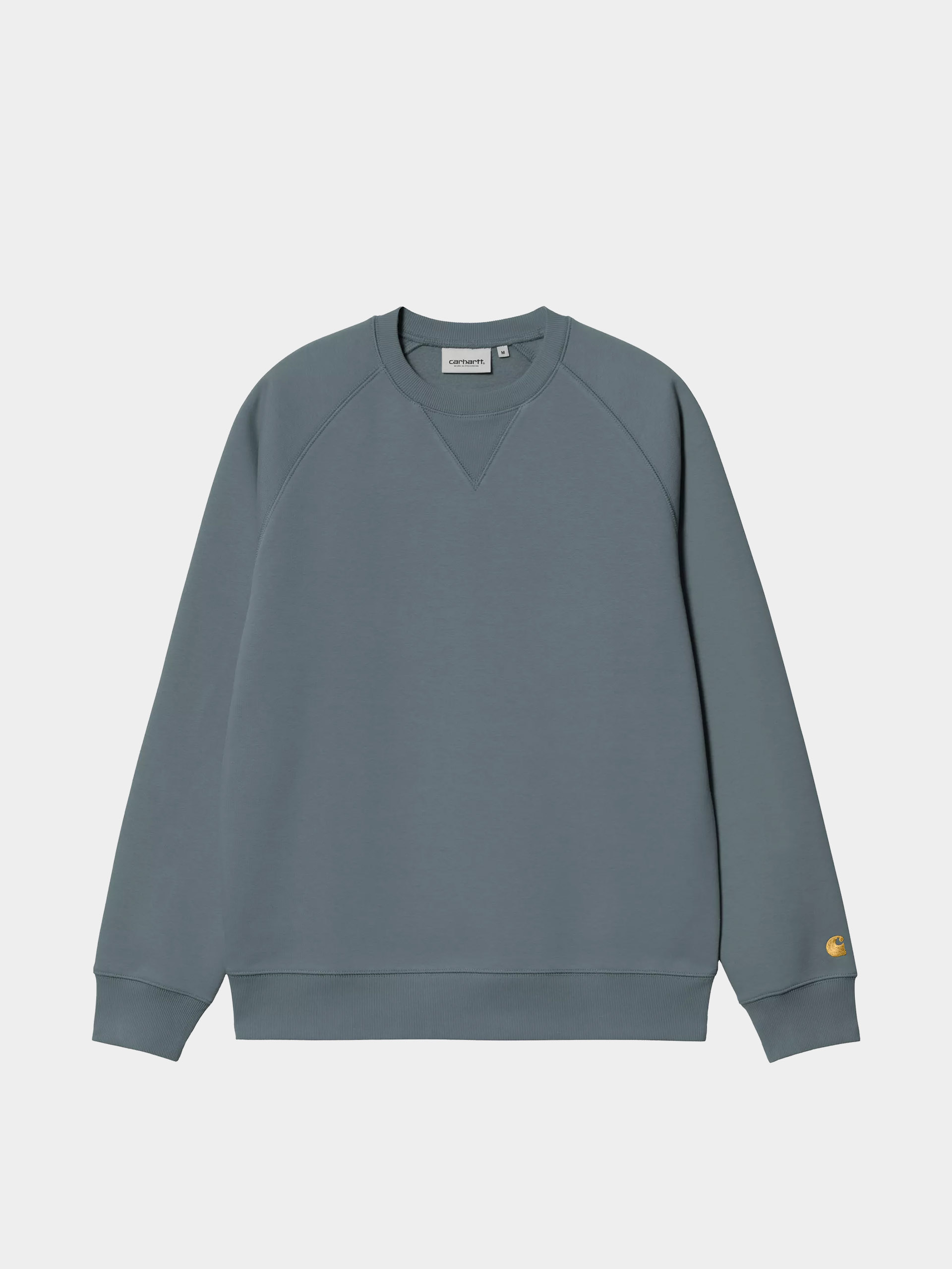 Pulóver Carhartt WIP Chase (cozy blue/gold)