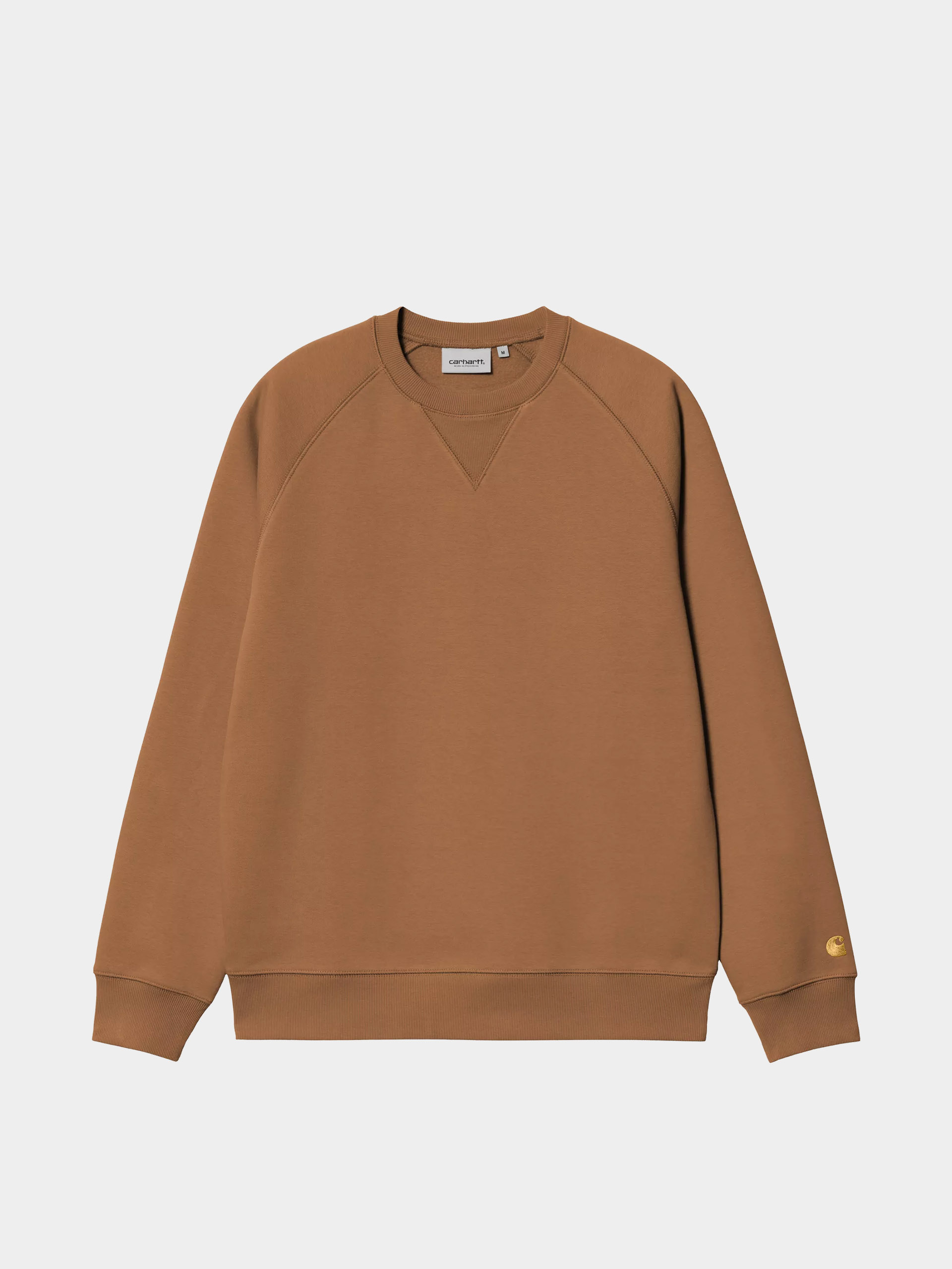 Pulóver Carhartt WIP Chase (hamilton brown/gold)