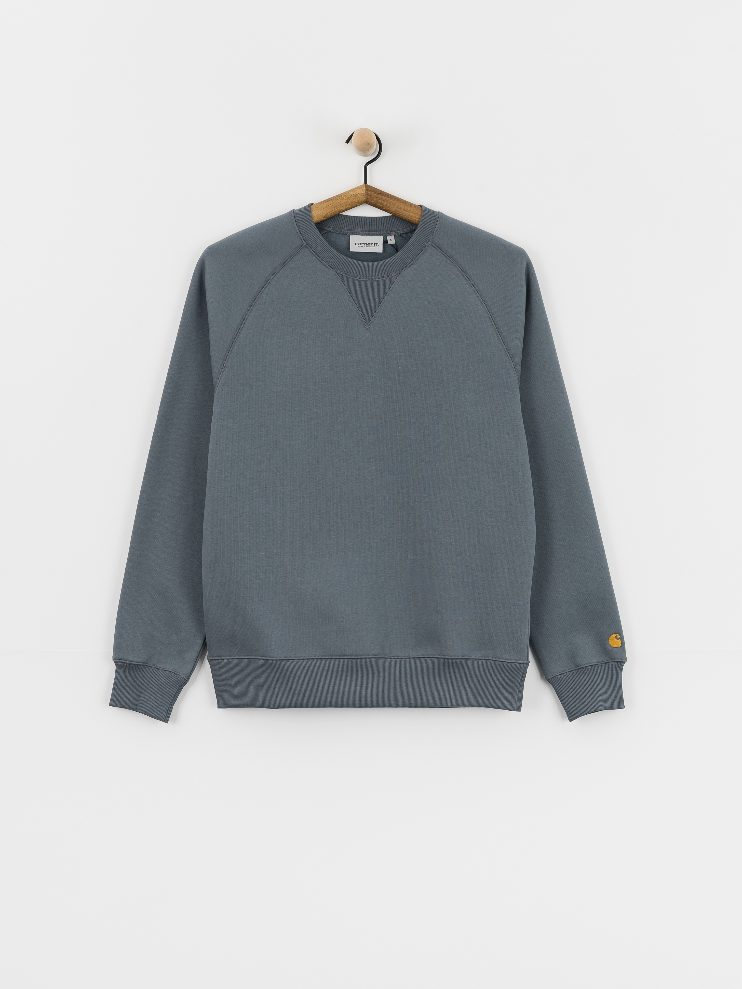 Pulóver Carhartt WIP Chase (cozy blue/gold)