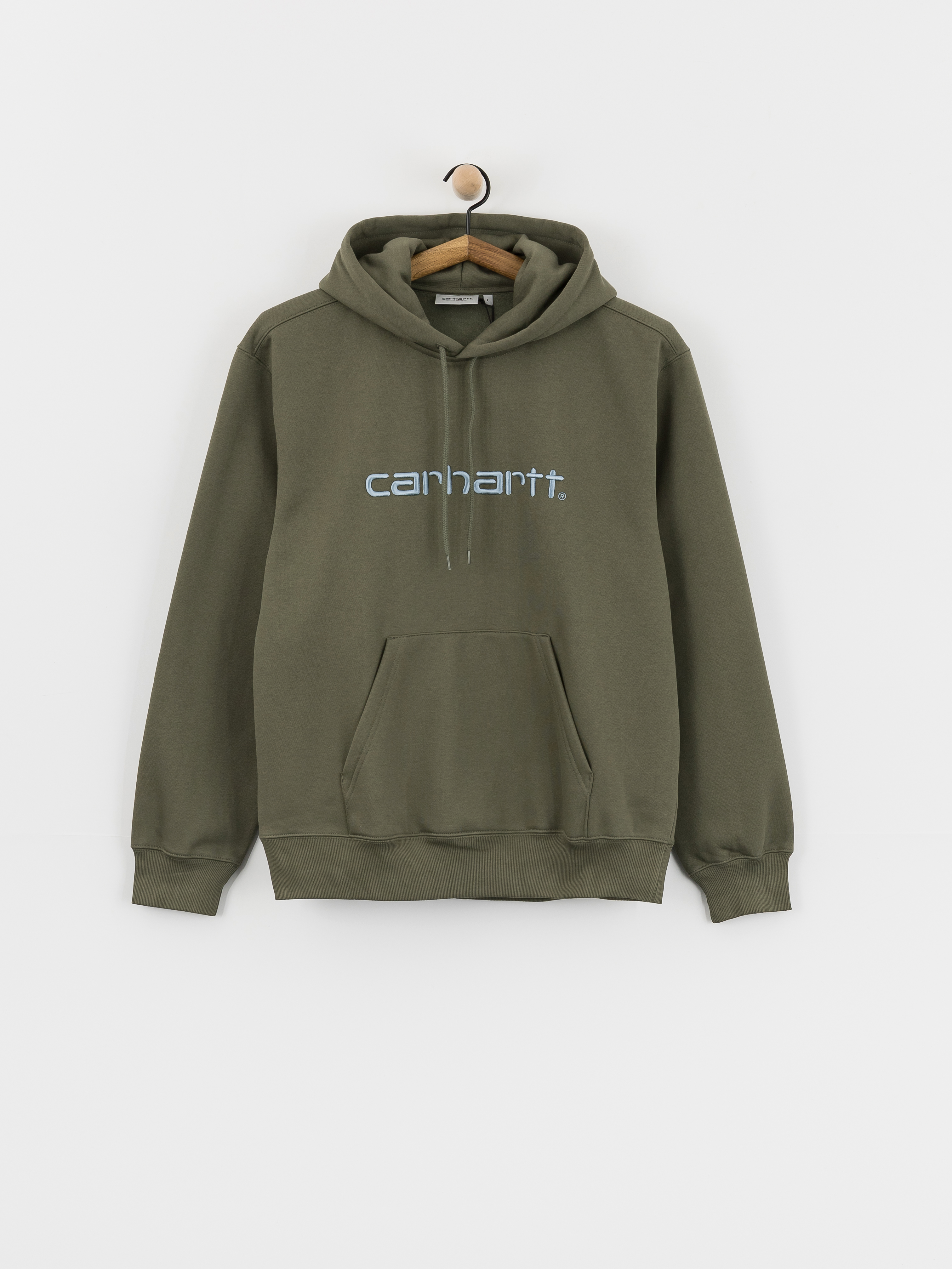 Kapucnis pulóver Carhartt WIP Carhartt HD (leaf/tourmaline)