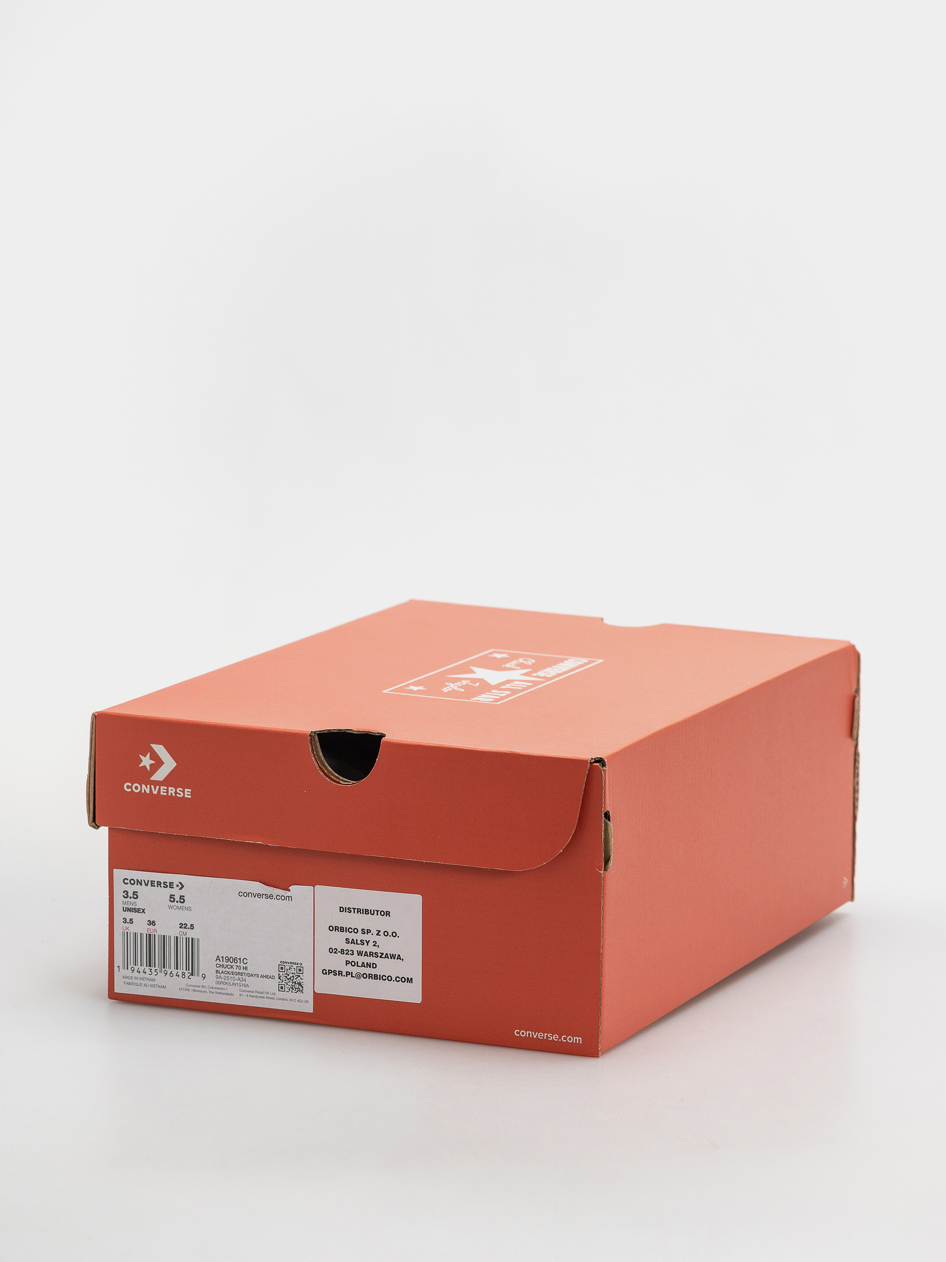 Converse Chuck 70 Hi Tornacipők (black/egret/days ahead)