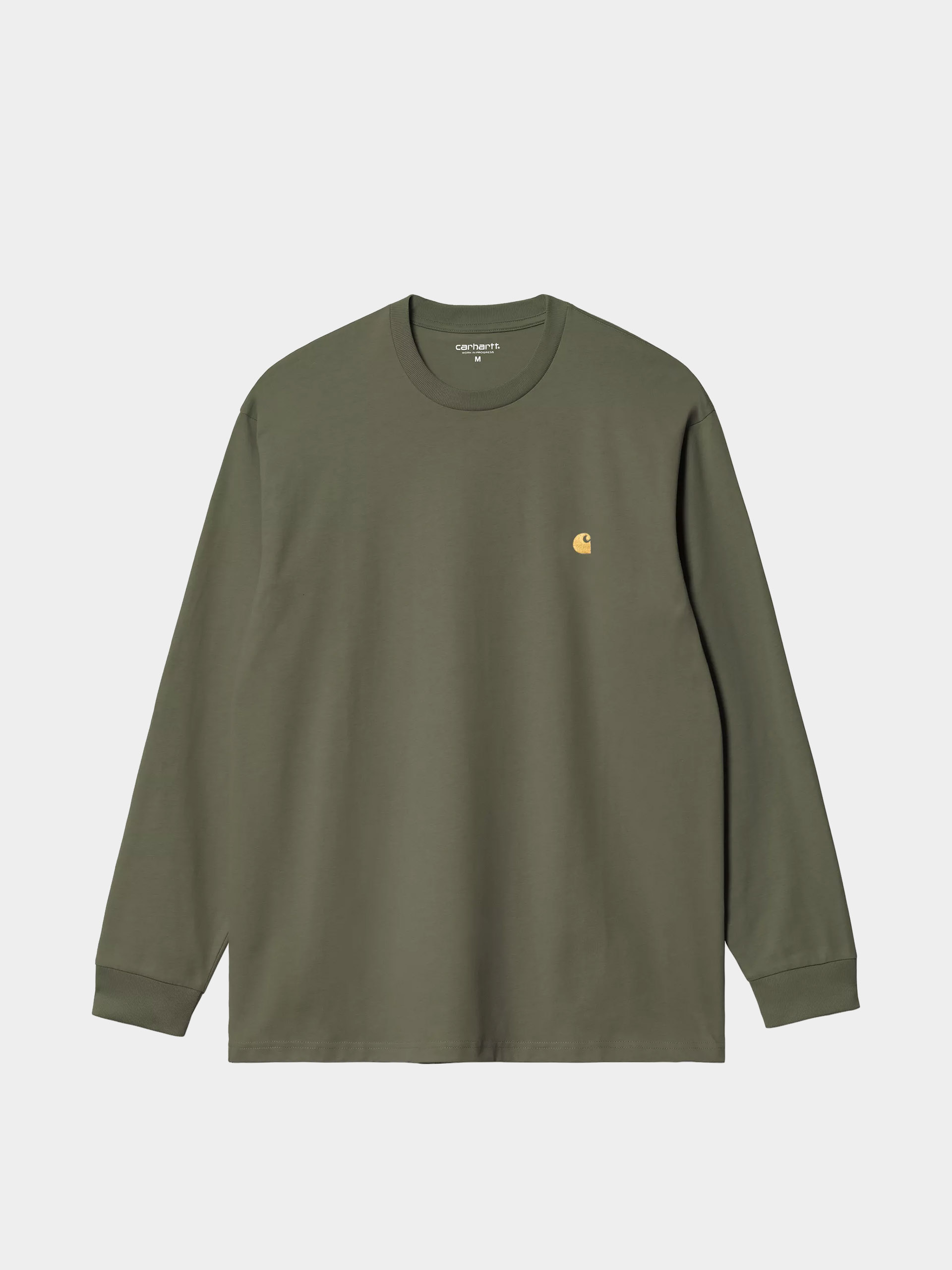 Hosszú ujjú felső Carhartt WIP Chase (leaf/gold)