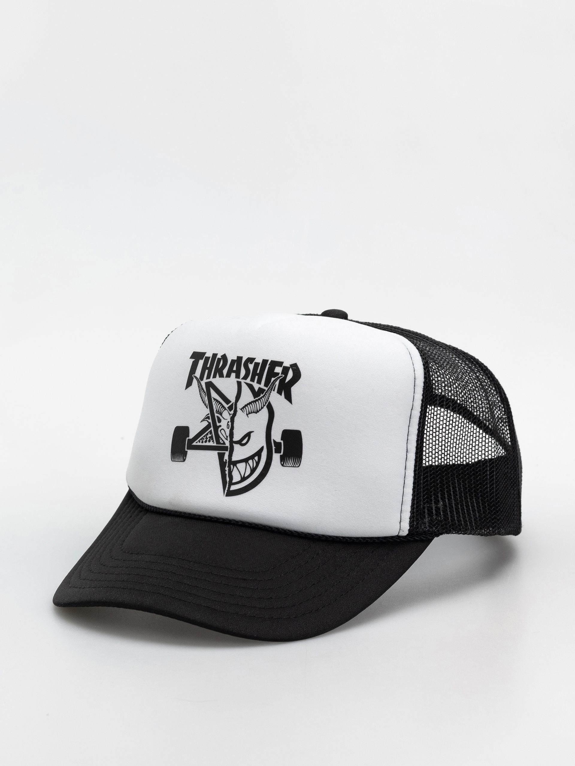 Thrasher x Spitfire Thrash & Burn Baseball sapka (black/white/black)