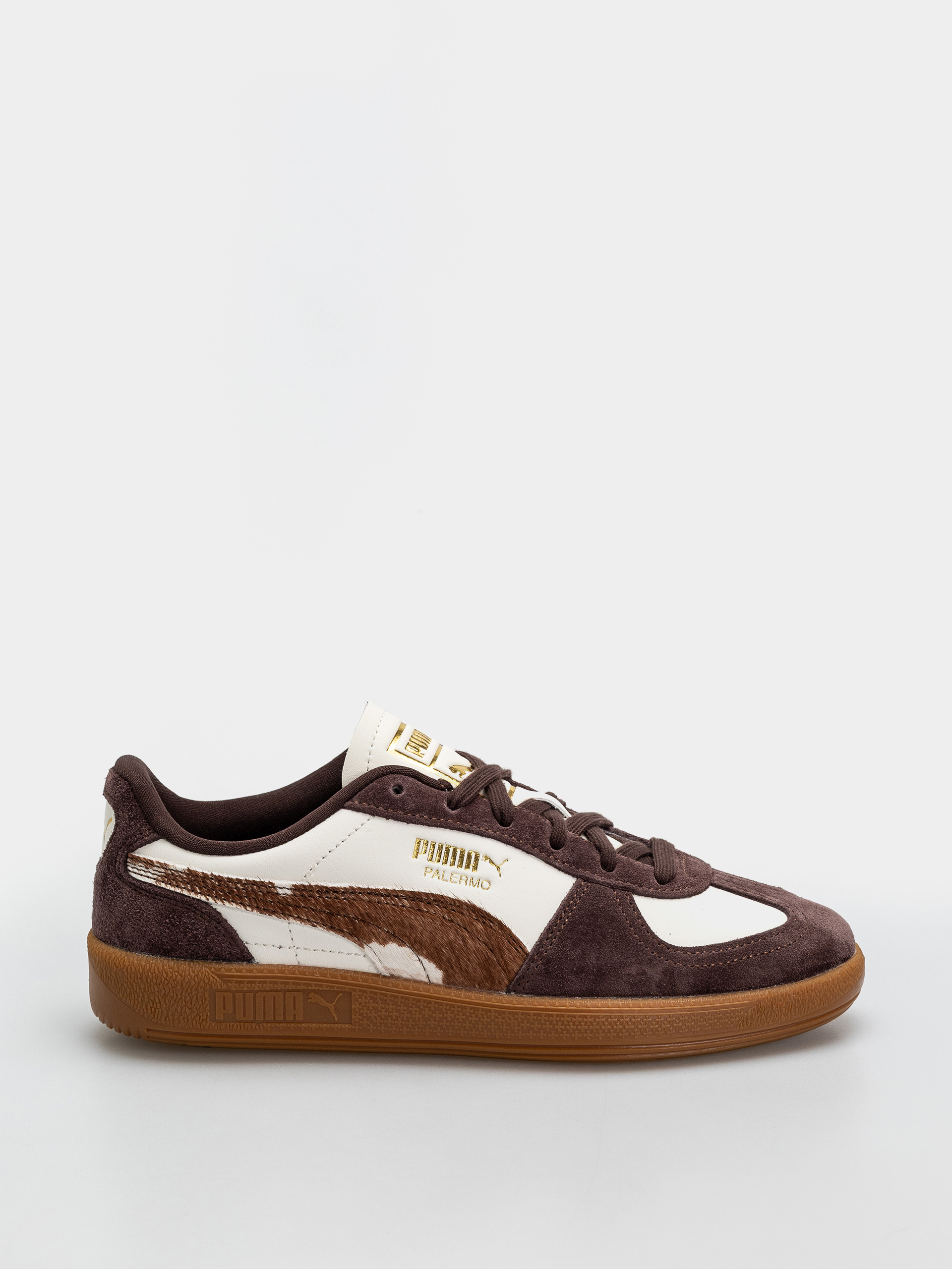 Puma Palermo Cow Wmn Cipők (warm white/chocolate brown/gum)