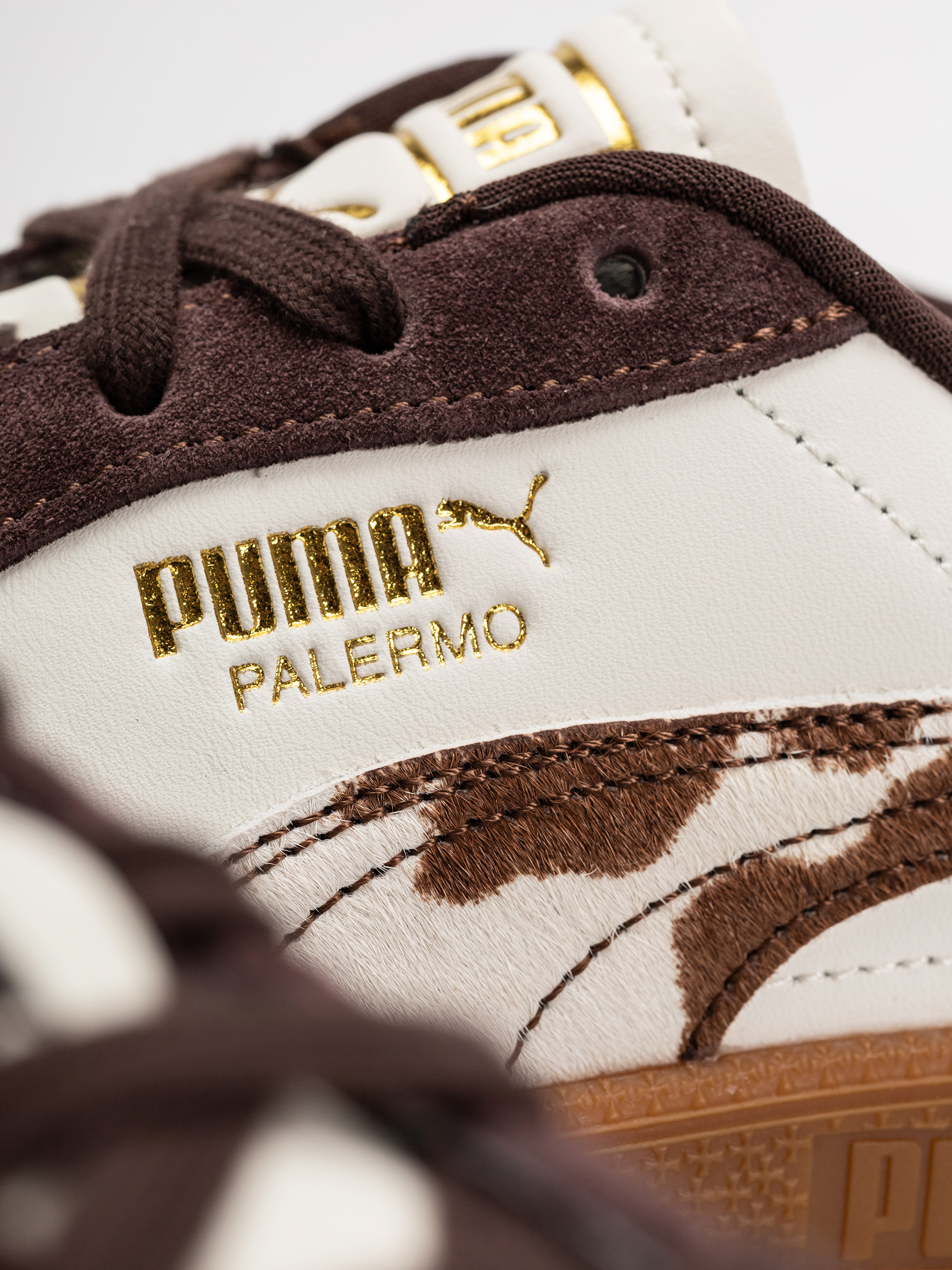 Puma Palermo Cow Wmn Cipők (warm white/chocolate brown/gum)