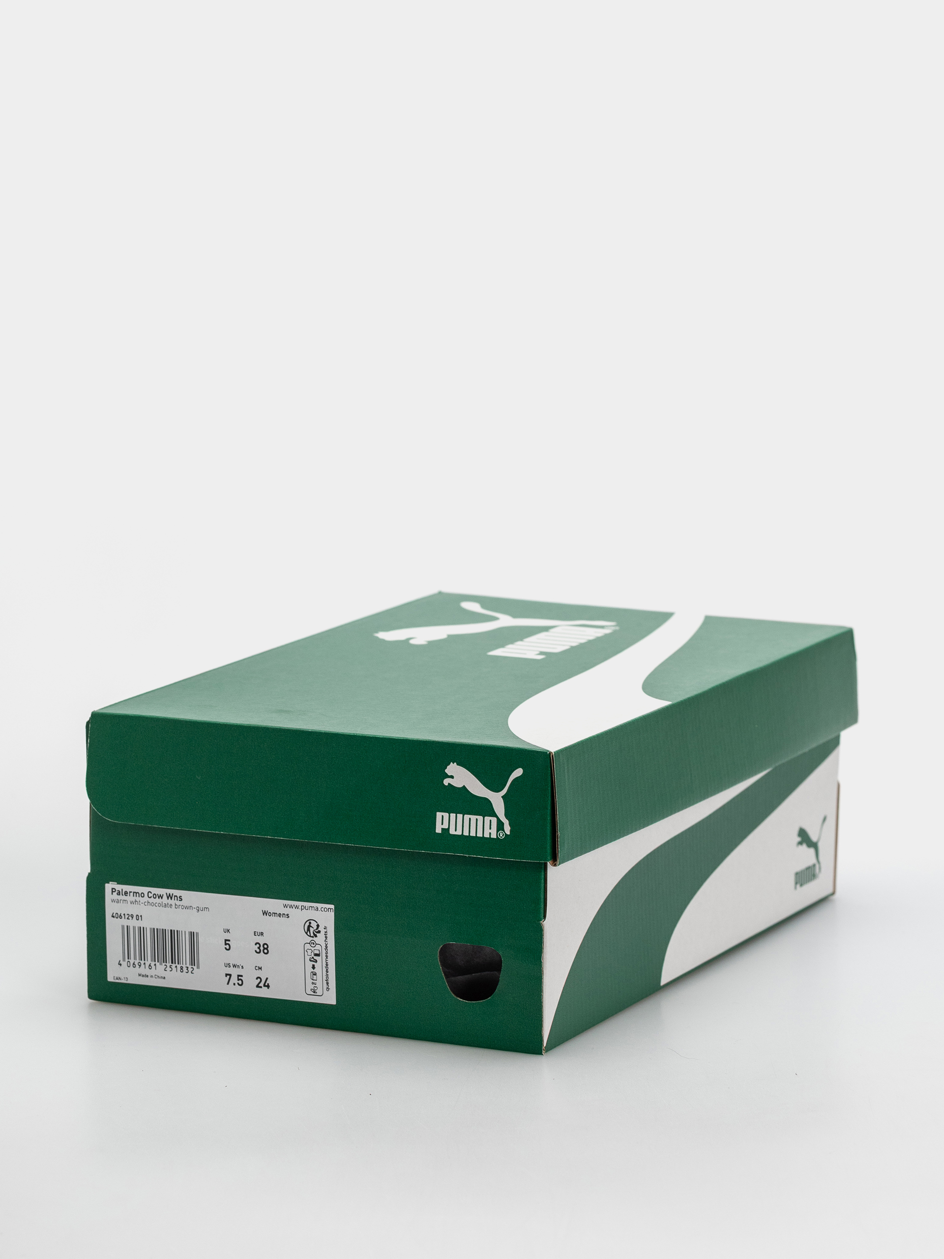Puma Palermo Cow Wmn Cipők (warm white/chocolate brown/gum)