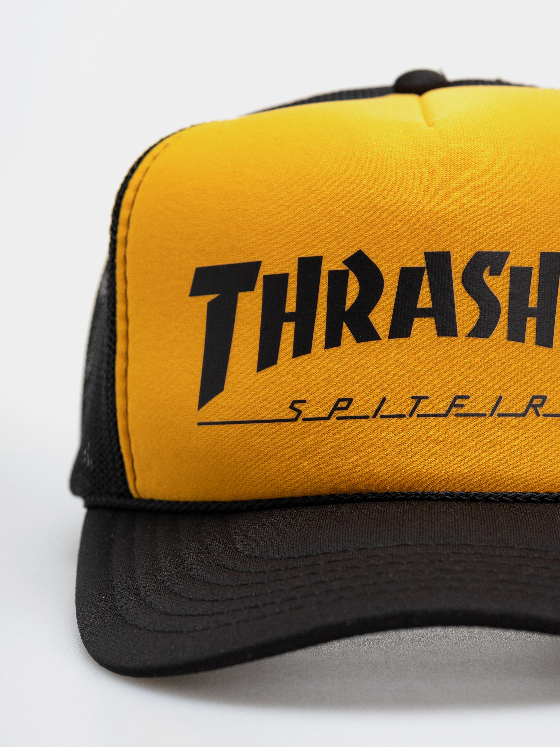 Thrasher x Spitfire Baseball sapka (black/gold/black)