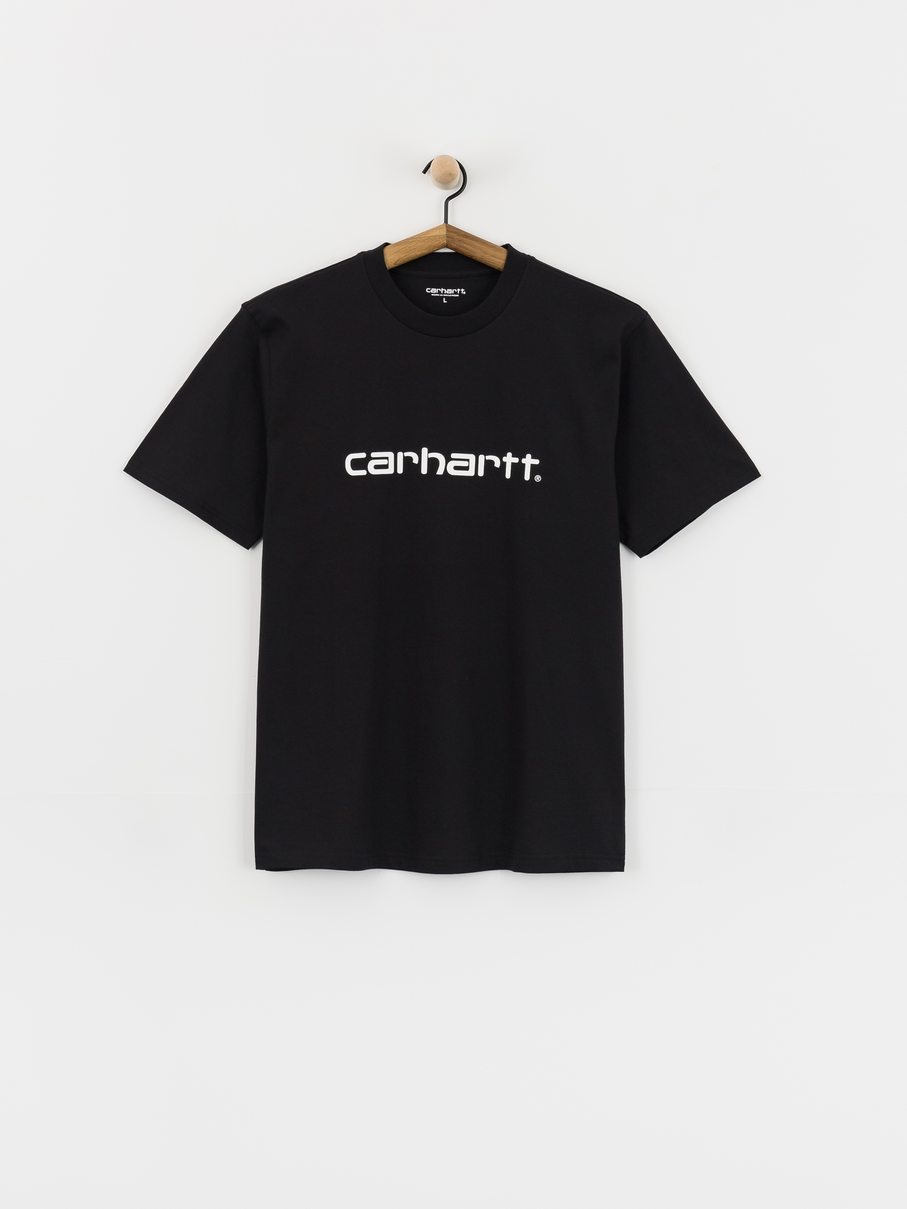 Póló Carhartt WIP Script (black/white)