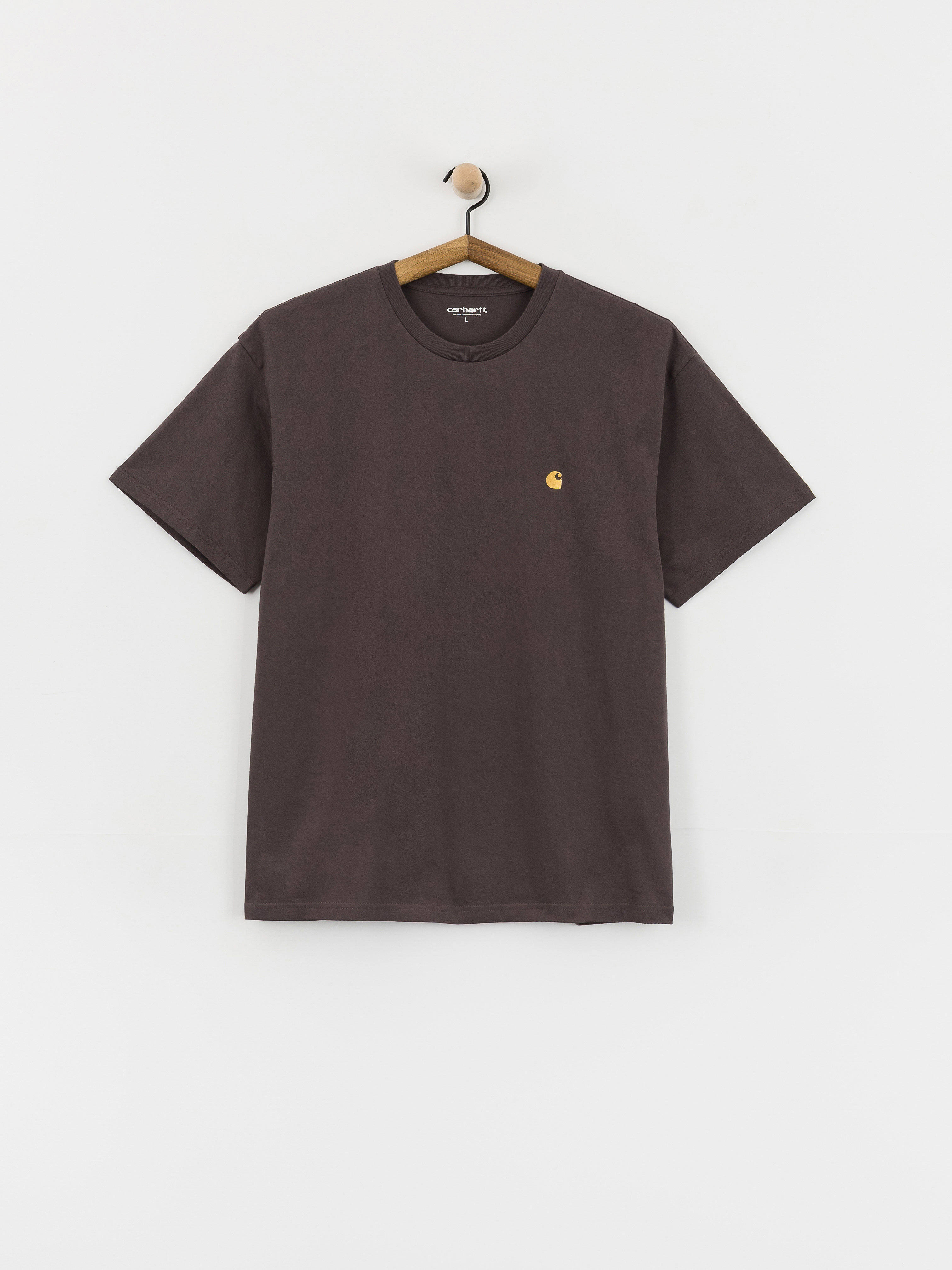 Póló Carhartt WIP Chase (shale/gold)