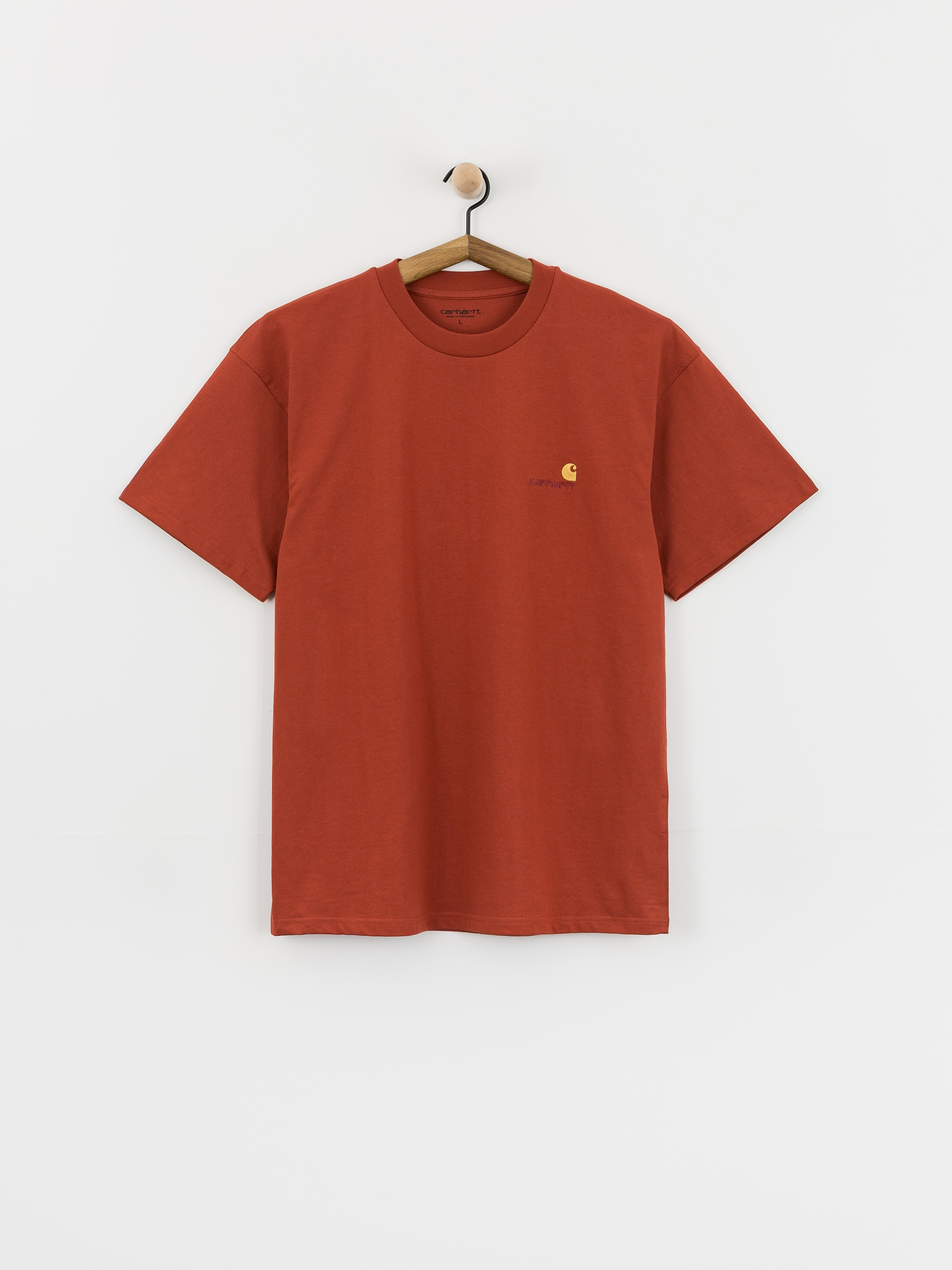 Pu00f3lu00f3 Carhartt WIP American Script (oxide red)