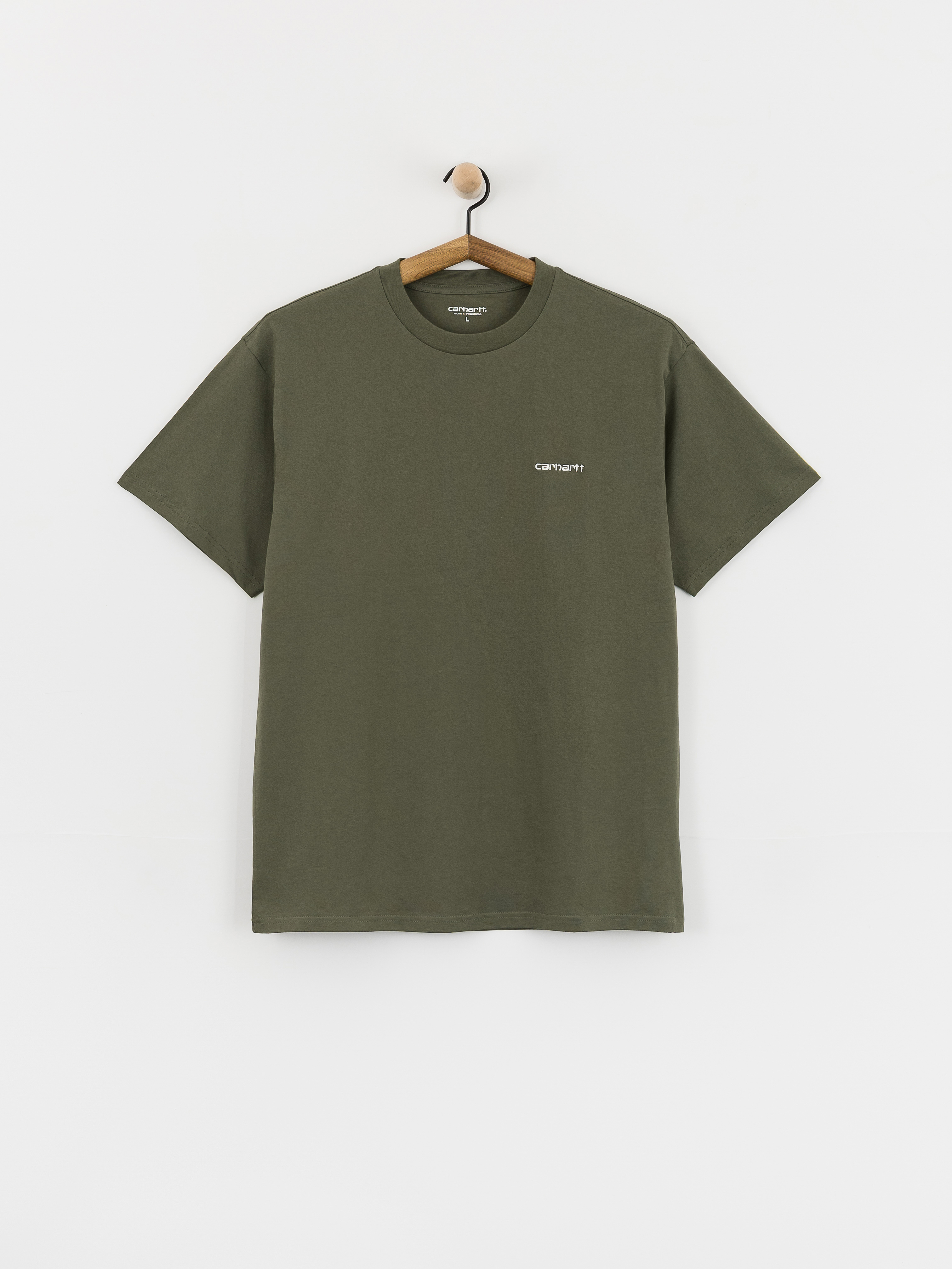 Pu00f3lu00f3 Carhartt WIP Script Embroidery (leaf/white)