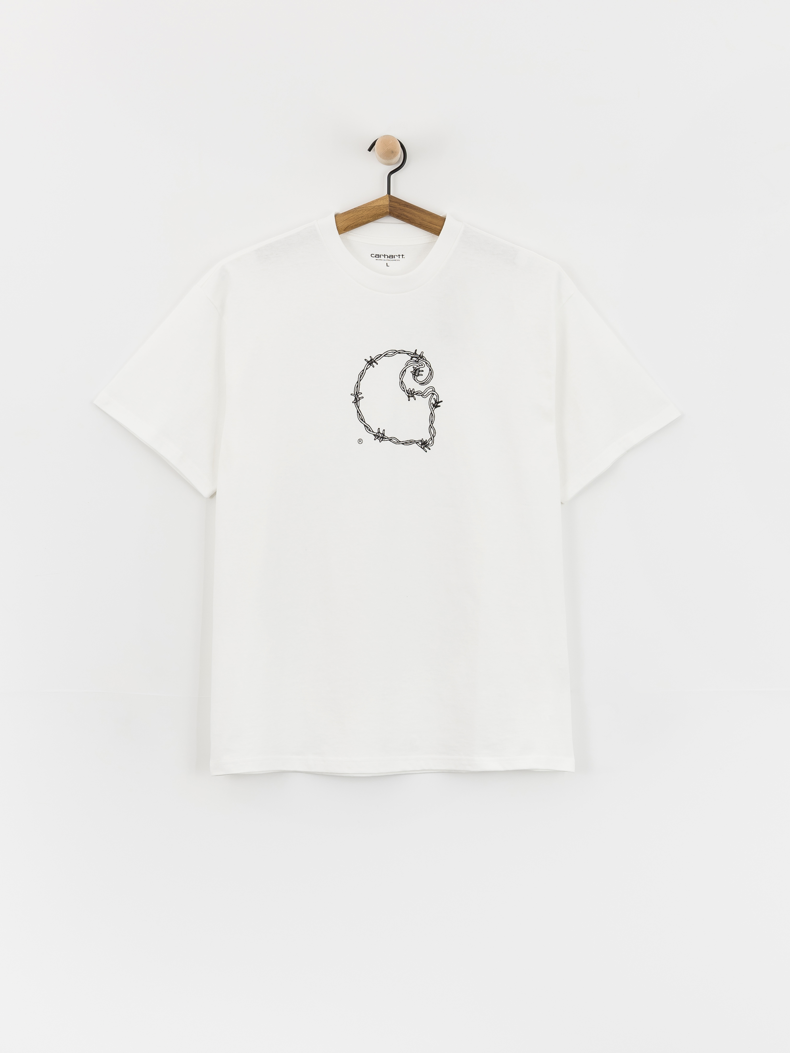 Pu00f3lu00f3 Carhartt WIP Barbwire C (white)