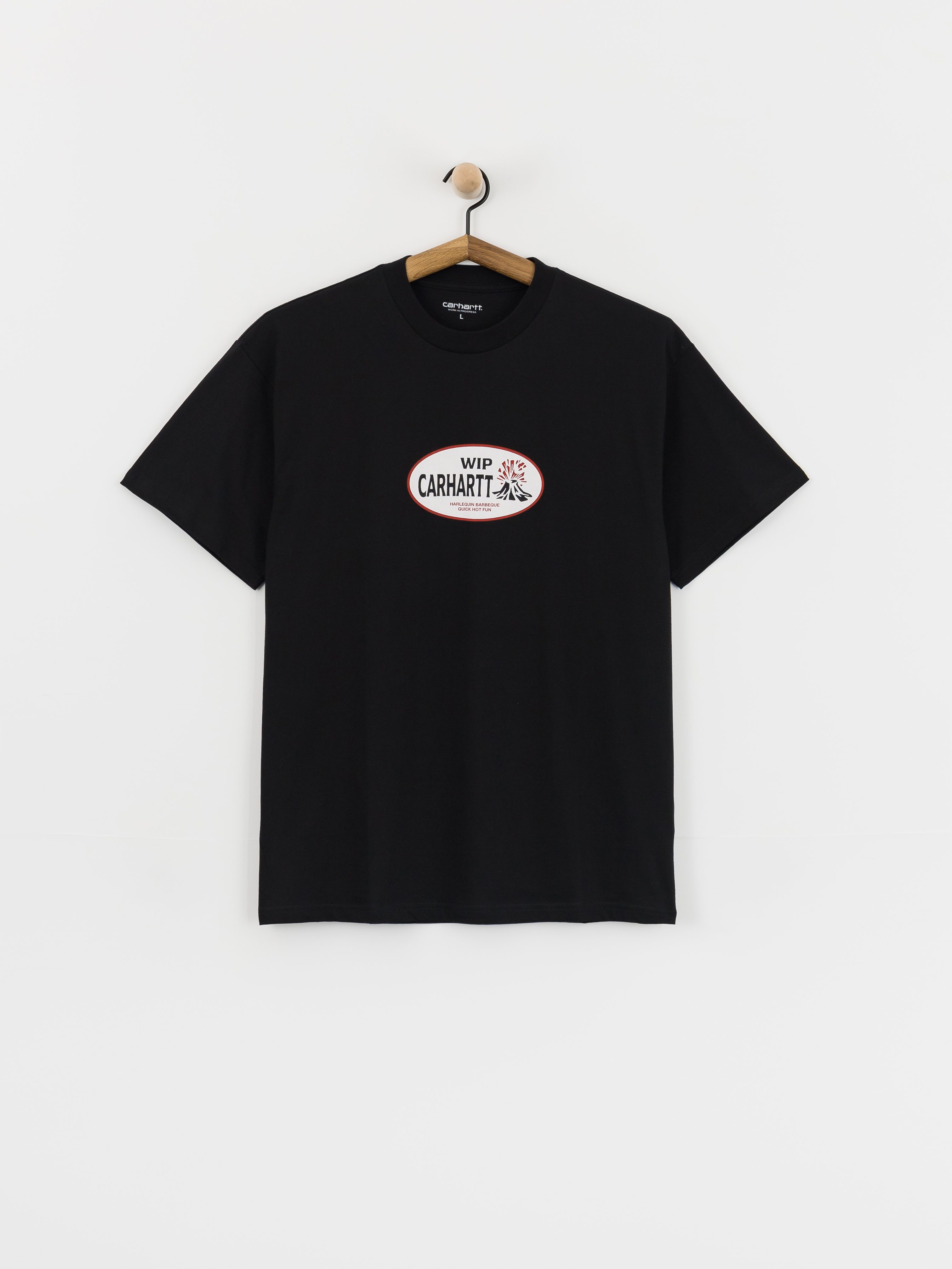 Póló Carhartt WIP Harlequin BBQ (black)