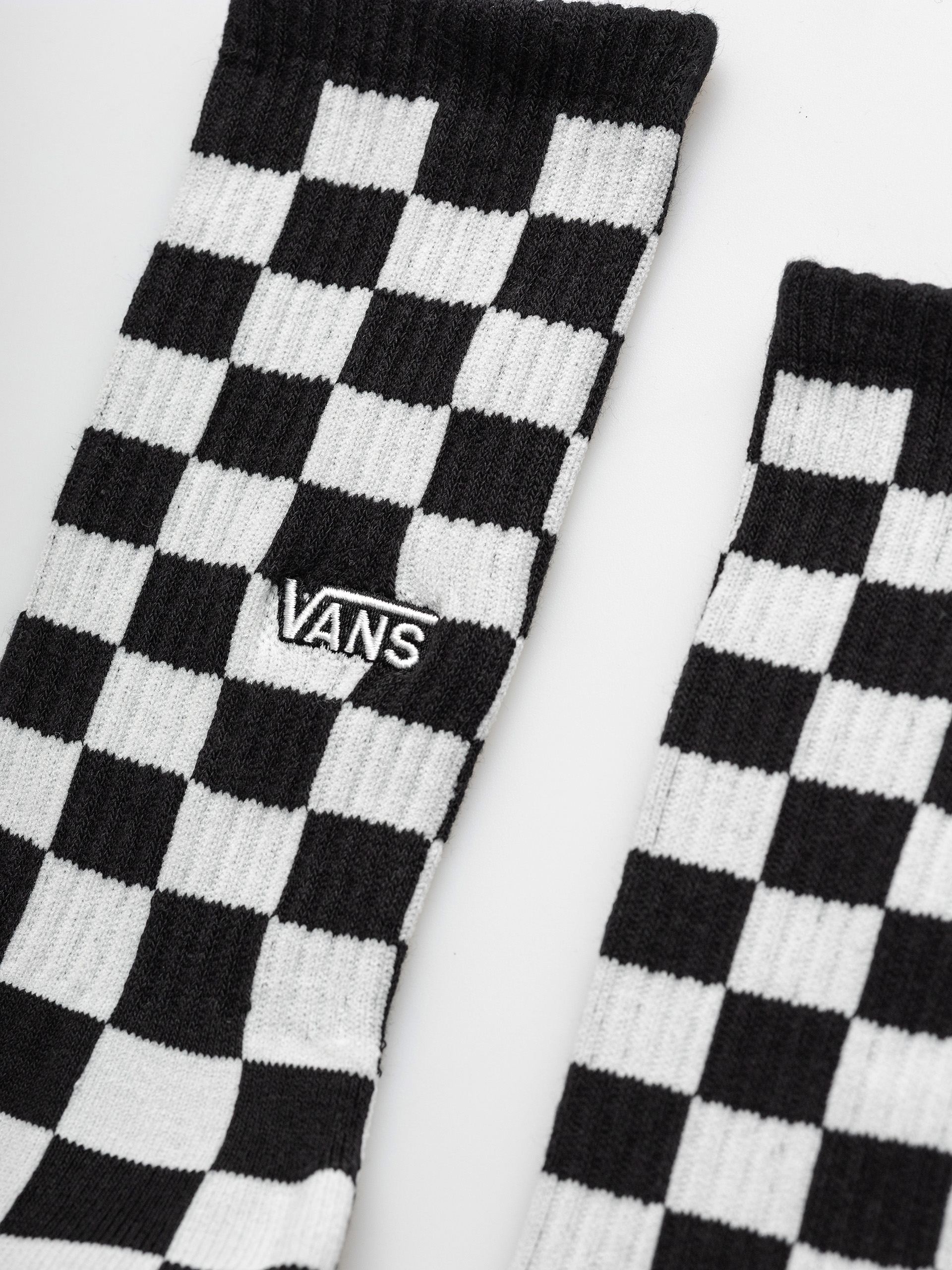 Vans Checkerboard Crew Zokni (black/white)